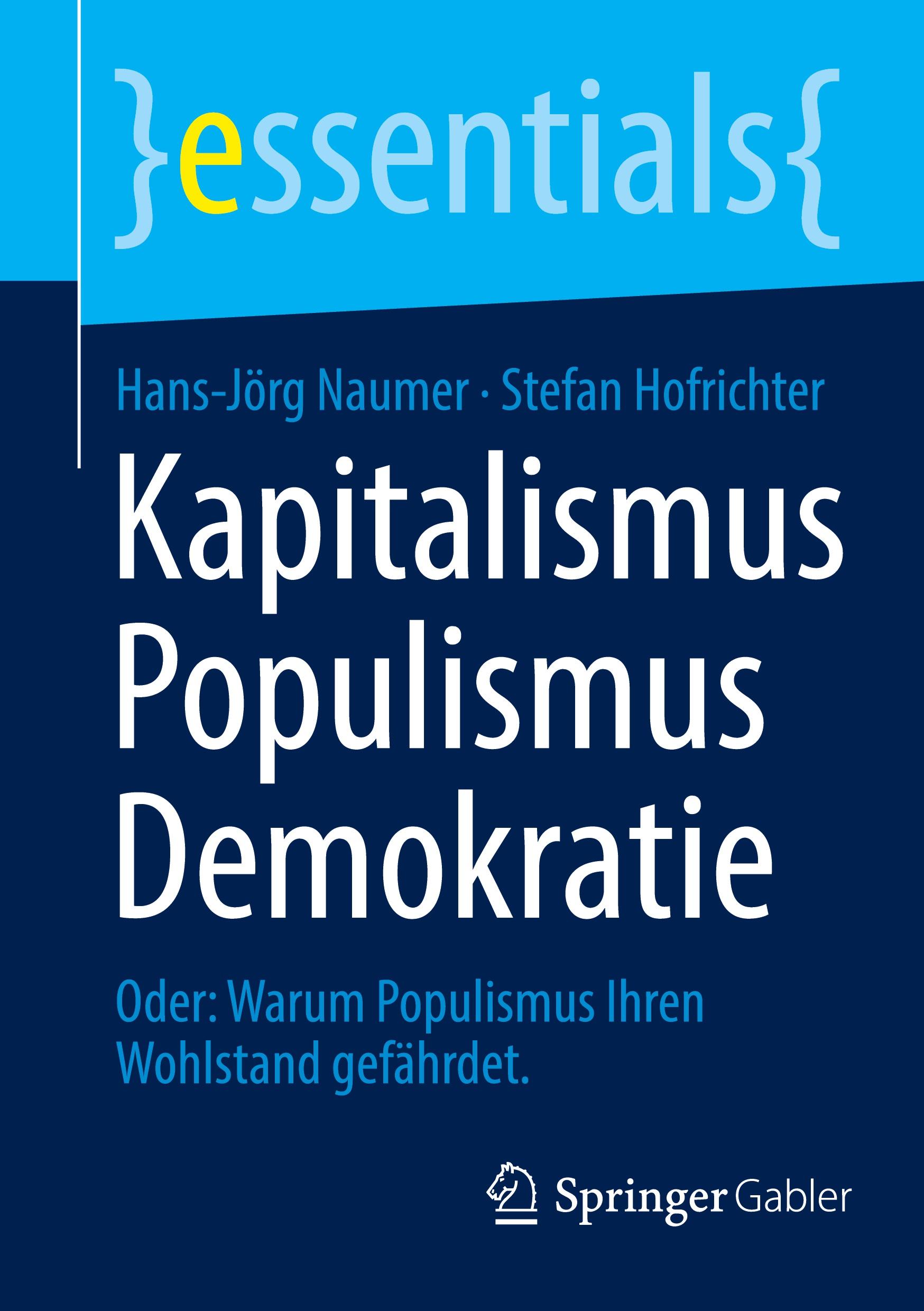 Vorderes Coverbild Kapitalismus Populismus Demokratie