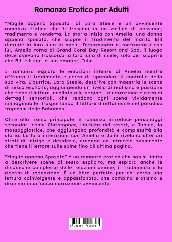 Rückseitencover Moglie appena Sposata