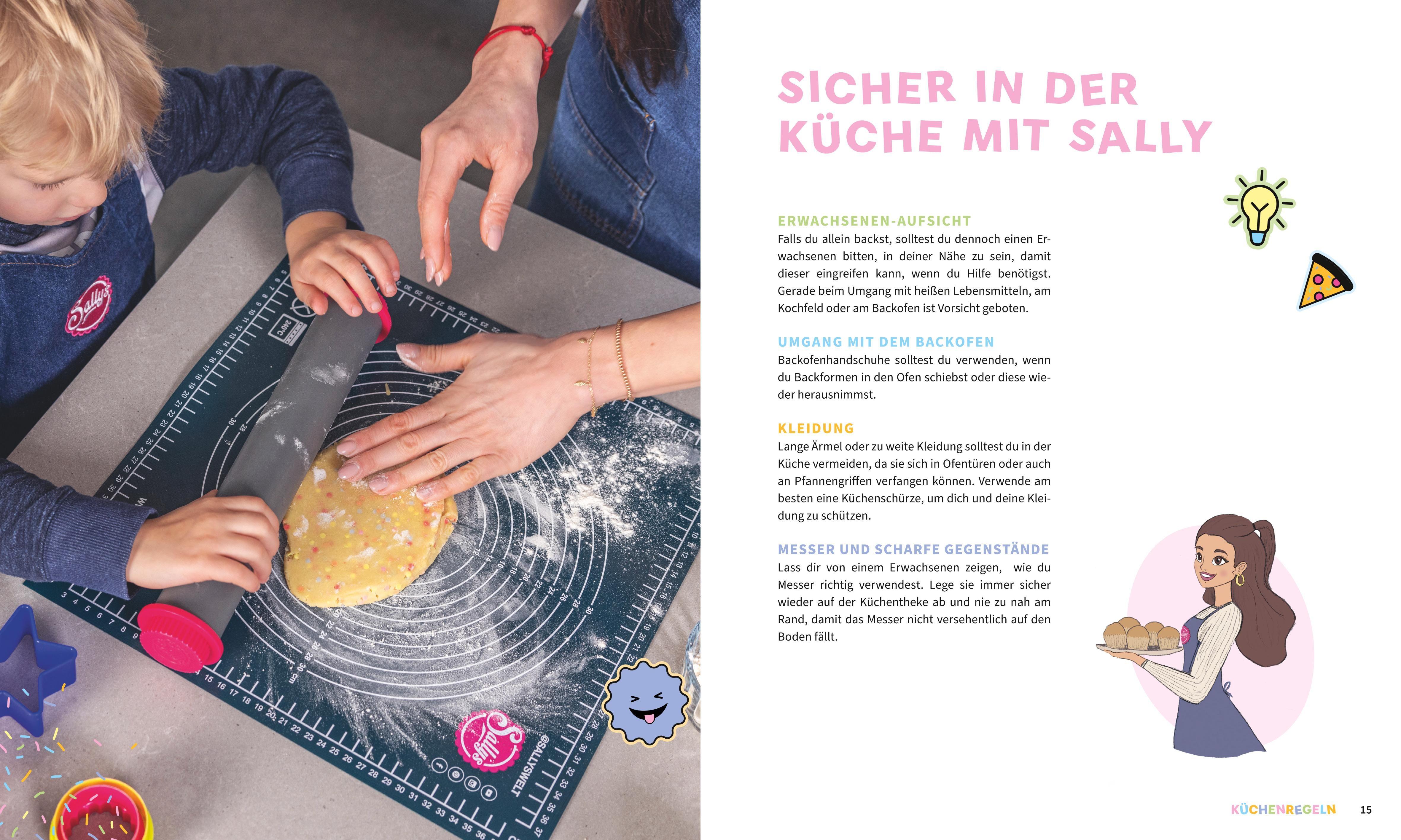 Beispielinhalt (Bild) Sallys Backen mit Kindern