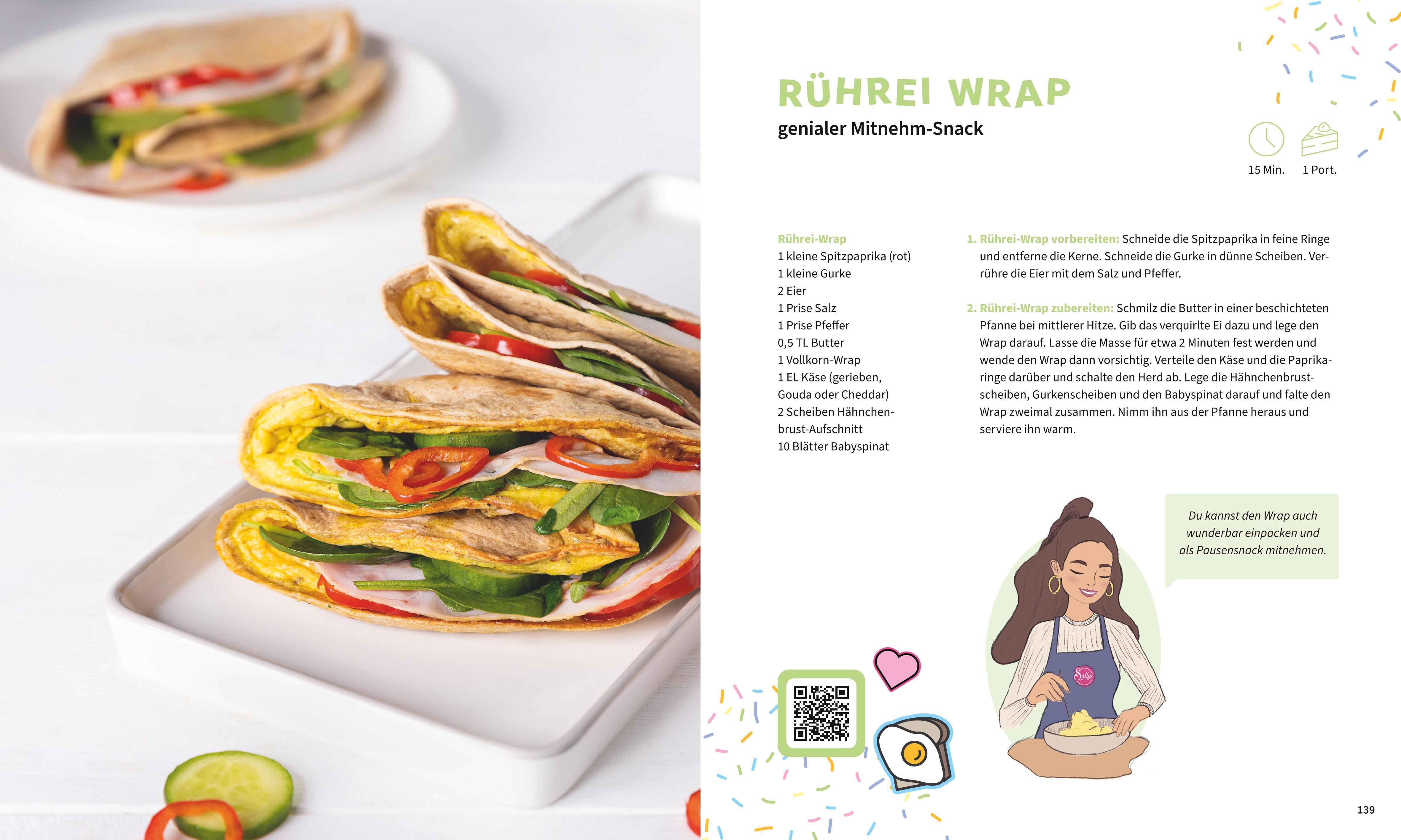 Beispielinhalt (Bild) Sallys Backen mit Kindern