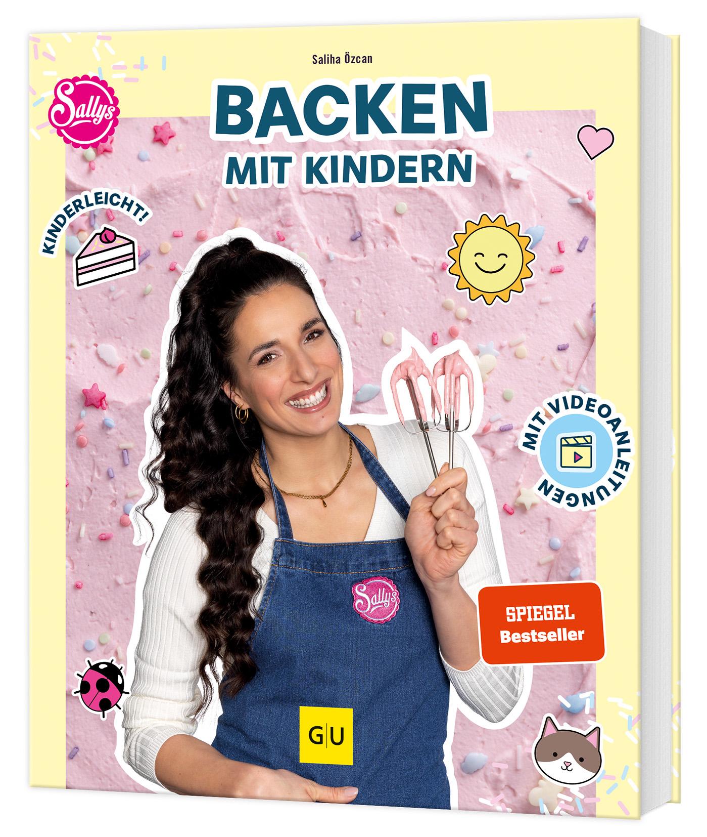Vorderes Coverbild Sallys Backen mit Kindern