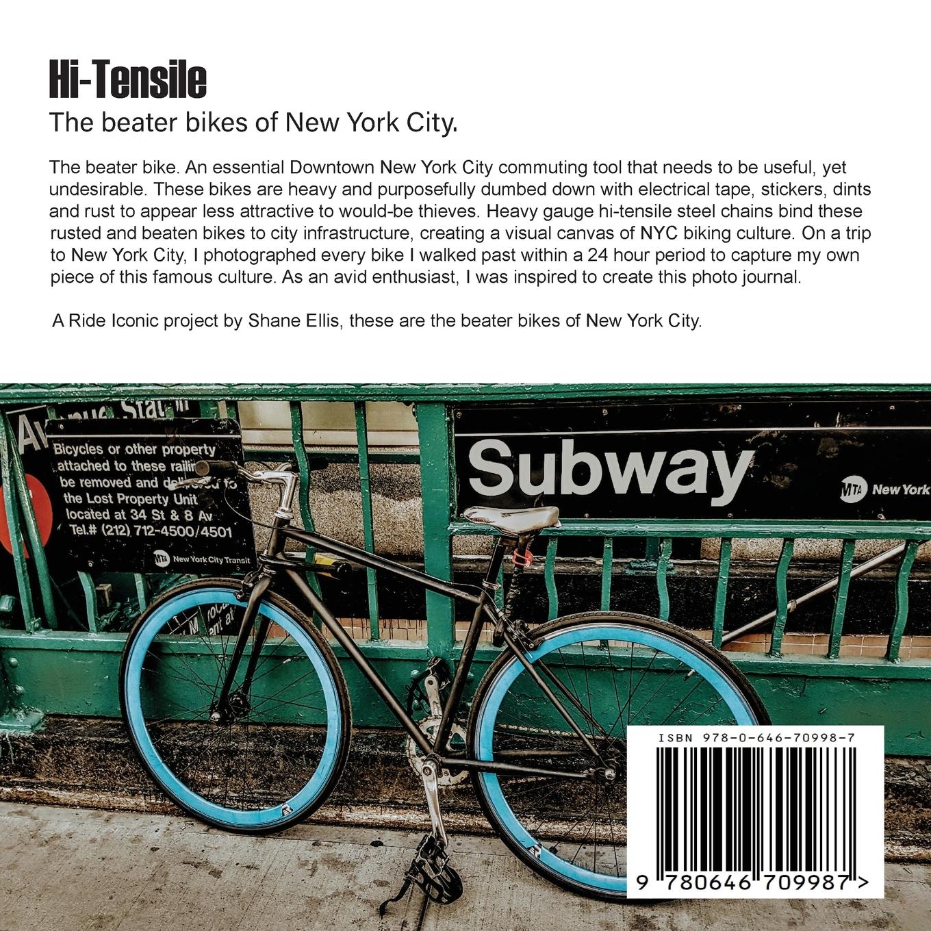Rückseitencover Hi Tensile, the beater bikes of New York City