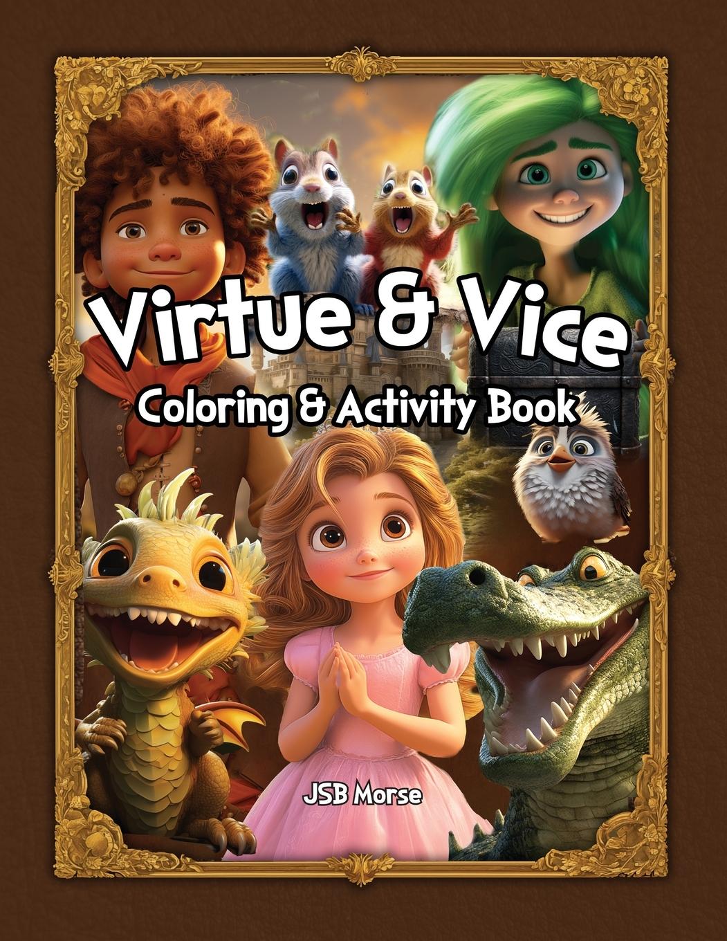 Vorderes Coverbild Virtue & Vice Coloring & Activity Book
