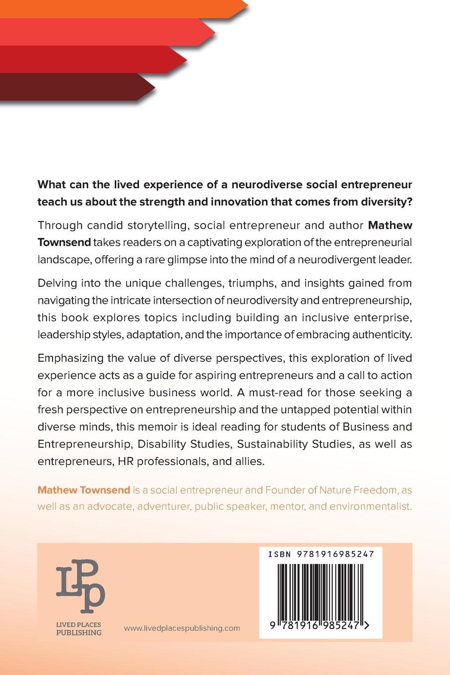 Rückseitencover A Neurodiverse Journey in Social Entrepreneurship
