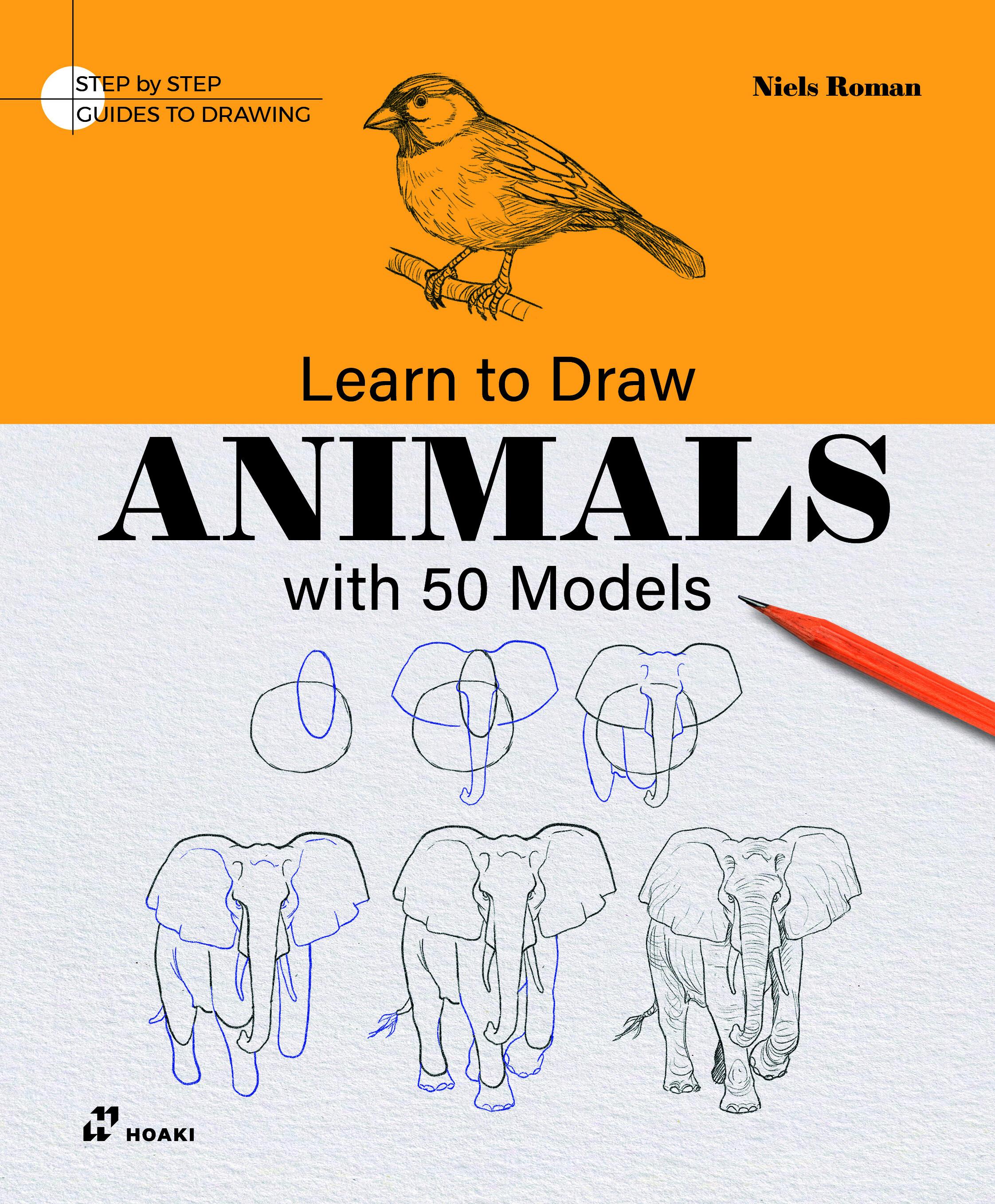 Vorderes Coverbild Learn to Draw Animals with 50 Models