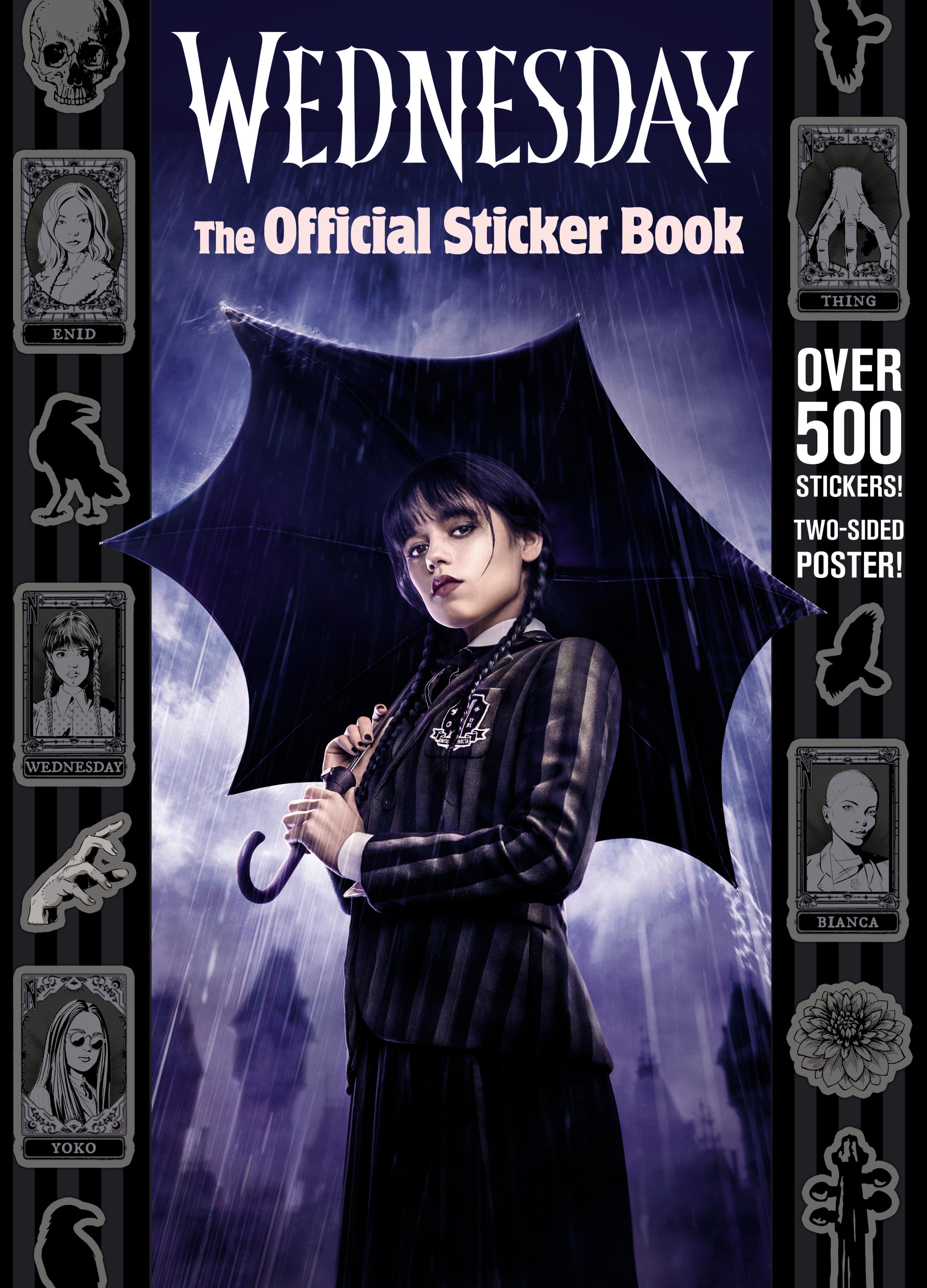 Vorderes Coverbild Wednesday the Official Sticker Book