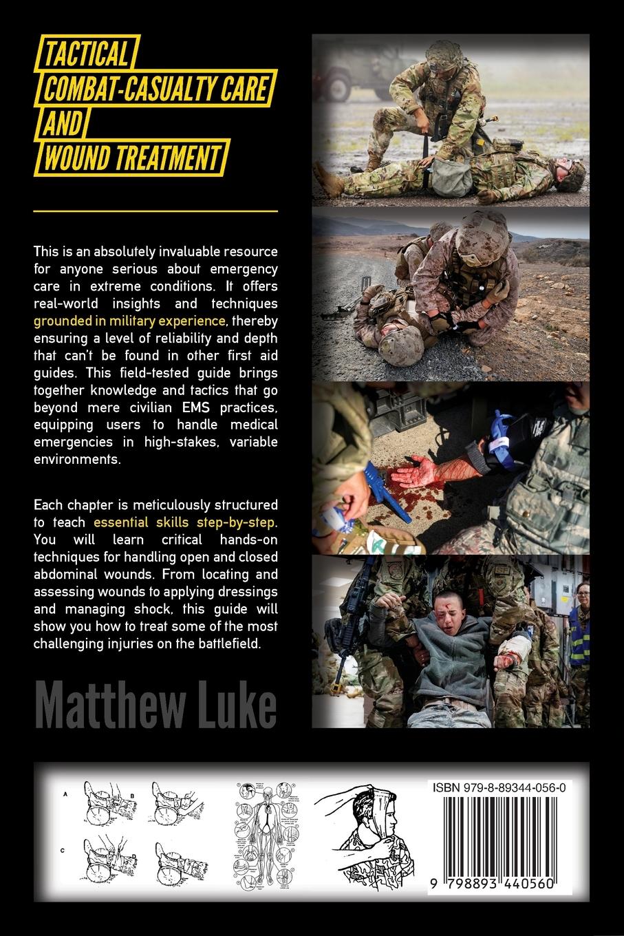 Rückseitencover Tactical Combat Casualty Care and Wound Treatment