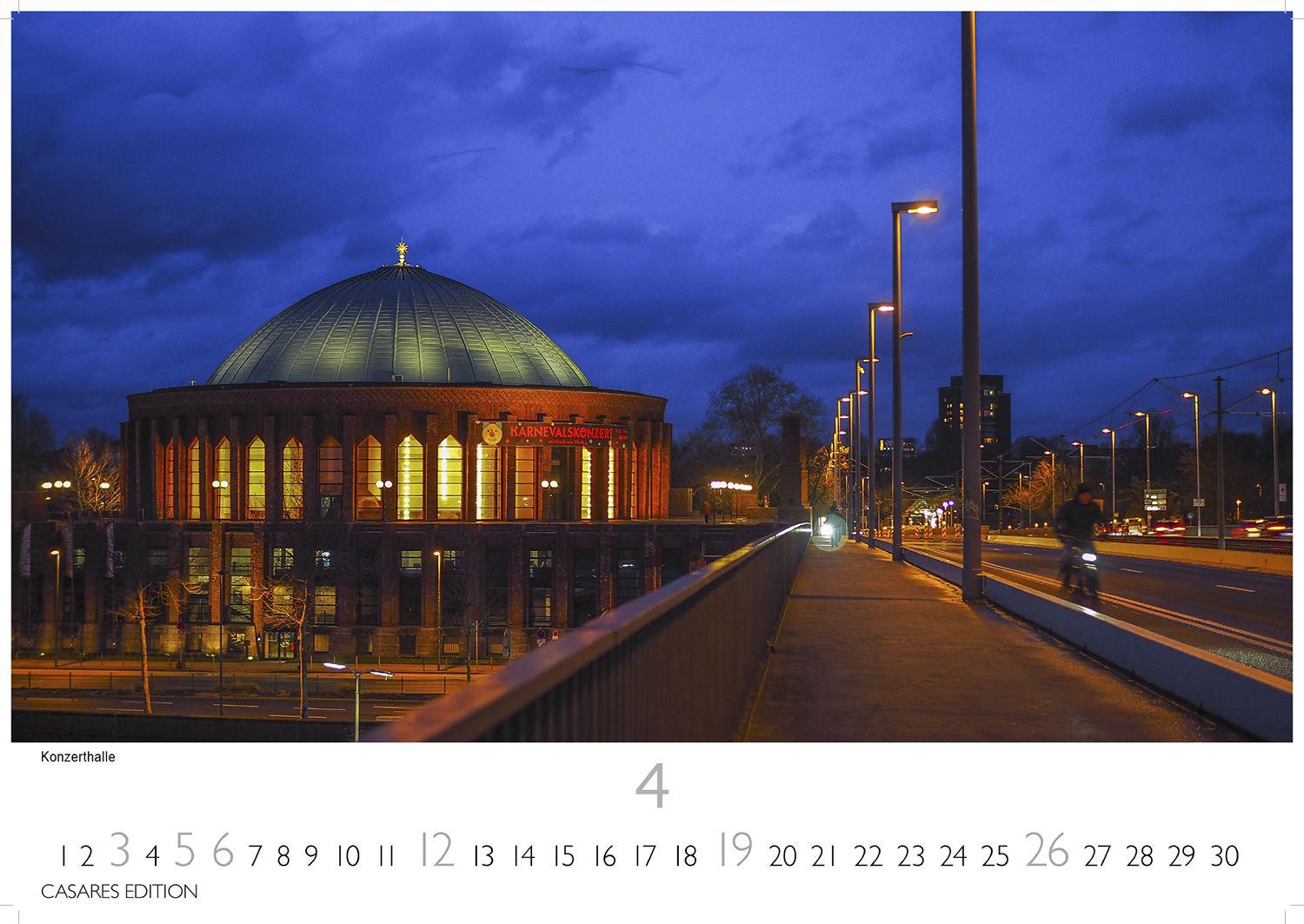 Beispielinhalt (Bild) Düsseldorf Kalender 2026 - Wandkalender | Fotokalender Deutschland 24x35cm - 12 großformatige Fotomotive in Top-Qualität der Rheinmetropole