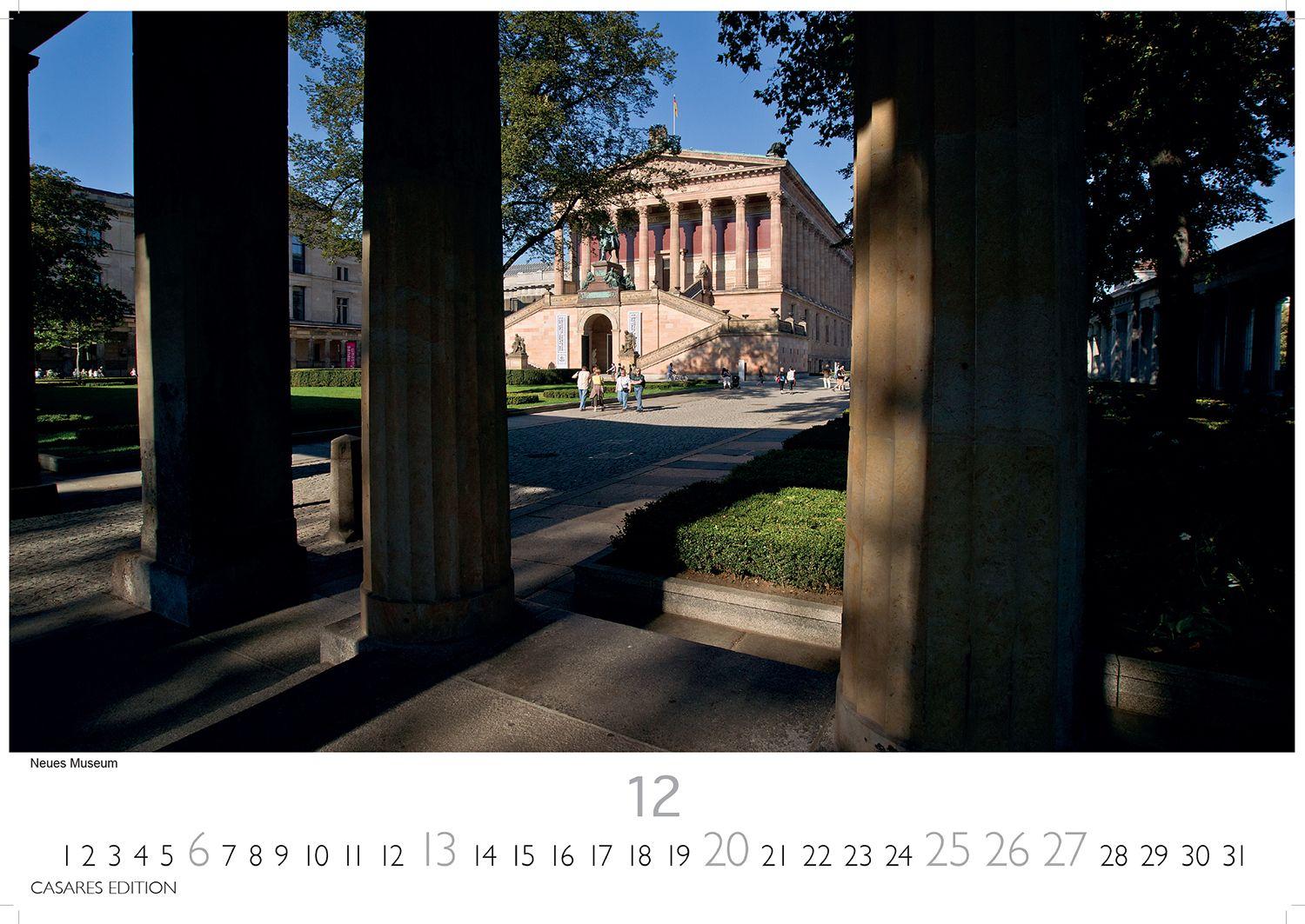 Beispielinhalt (Bild) Berlin Kalender 2026 - Wandkalender | Fotokalender Deutschland 50 x35 cm - in 12 stimmungsvollen Aufnahmen zwischen Kultur, Architektur und Hauptstadtflair