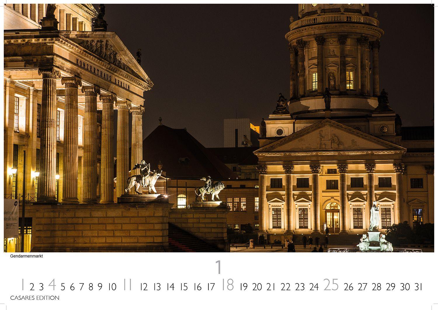 Beispielinhalt (Bild) Berlin Kalender 2026 - Wandkalender | Fotokalender Deutschland 24x35cm - in 12 stimmungsvollen Aufnahmen zwischen Kultur, Architektur und Hauptstadtflair