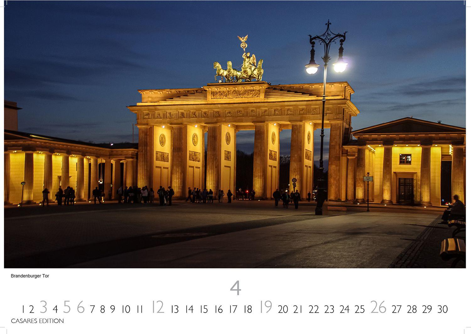 Beispielinhalt (Bild) Berlin Kalender 2026 - Wandkalender | Fotokalender Deutschland 24x35cm - in 12 stimmungsvollen Aufnahmen zwischen Kultur, Architektur und Hauptstadtflair