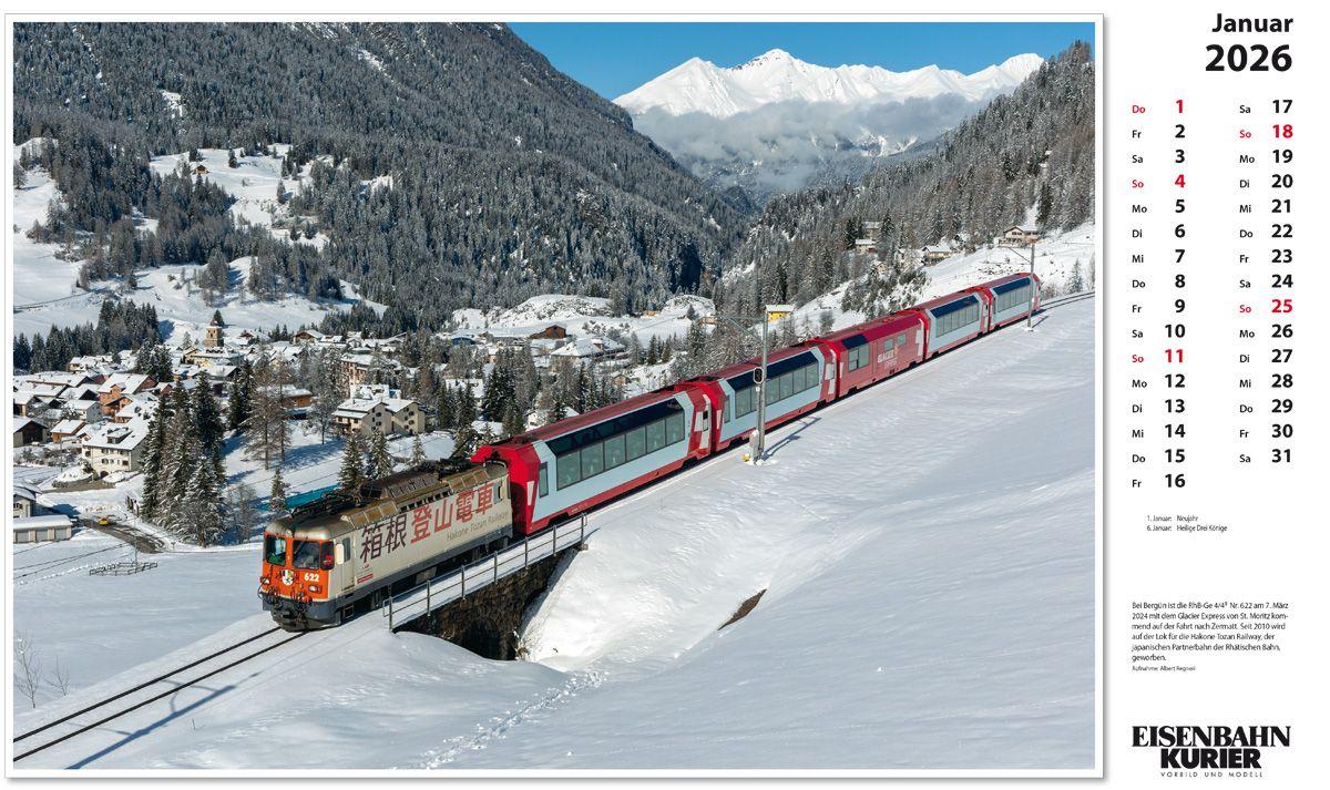 Beispielinhalt (Bild) Glacier Express 2026