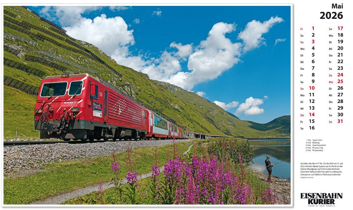 Beispielinhalt (Bild) Glacier Express 2026