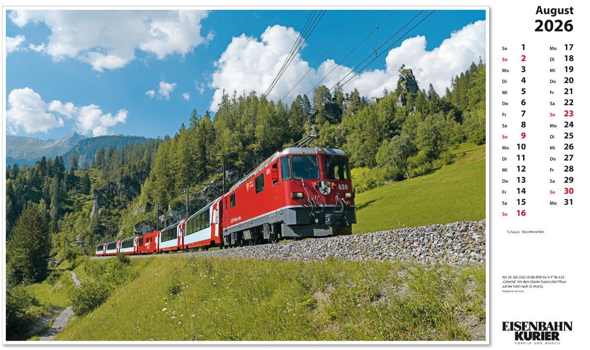 Beispielinhalt (Bild) Glacier Express 2026