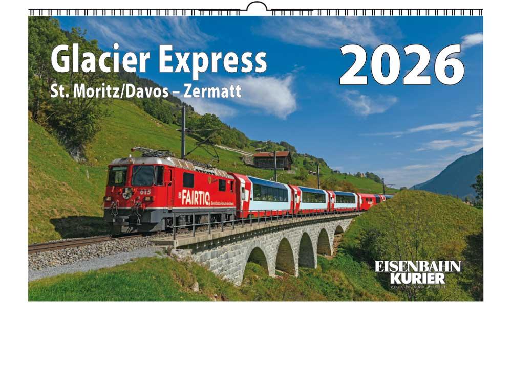 Vorderes Coverbild Glacier Express 2026