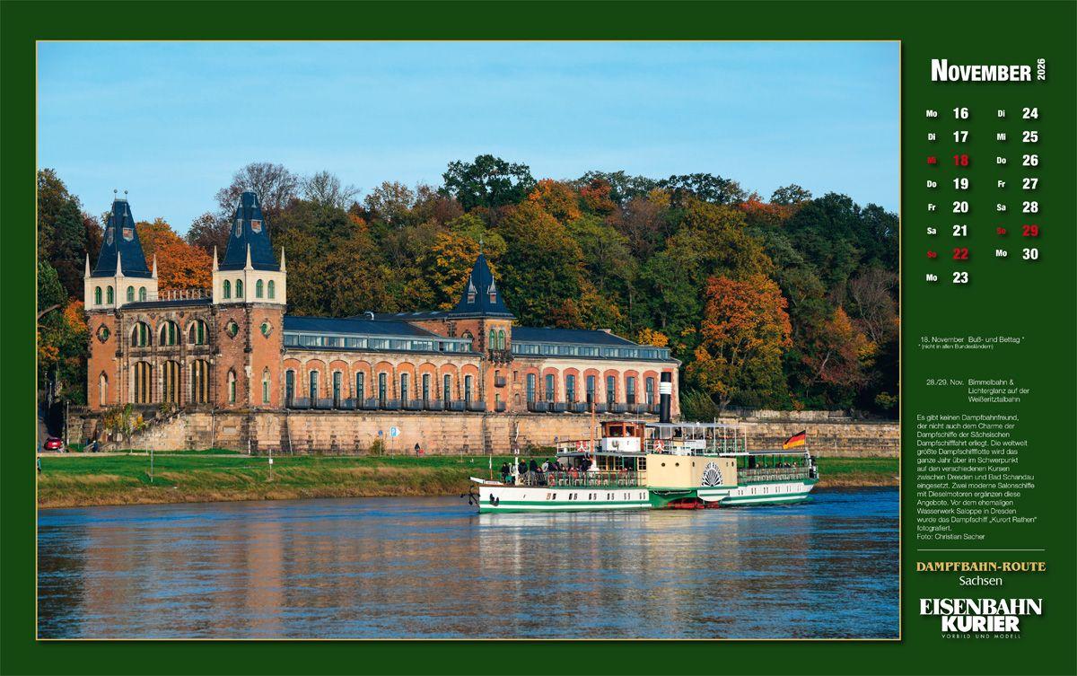 Beispielinhalt (Bild) Dampfbahn-Route Sachsen 2026