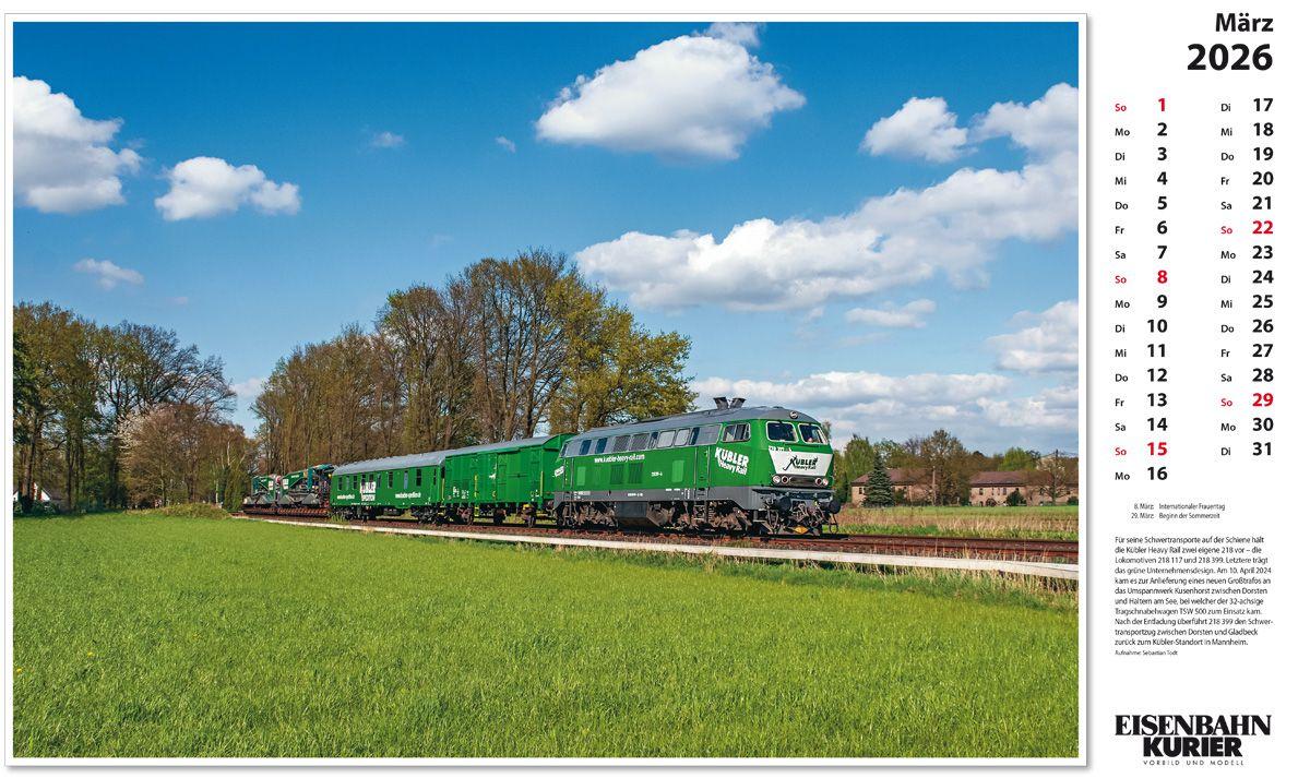 Beispielinhalt (Bild) Baureihe 218 - 2026