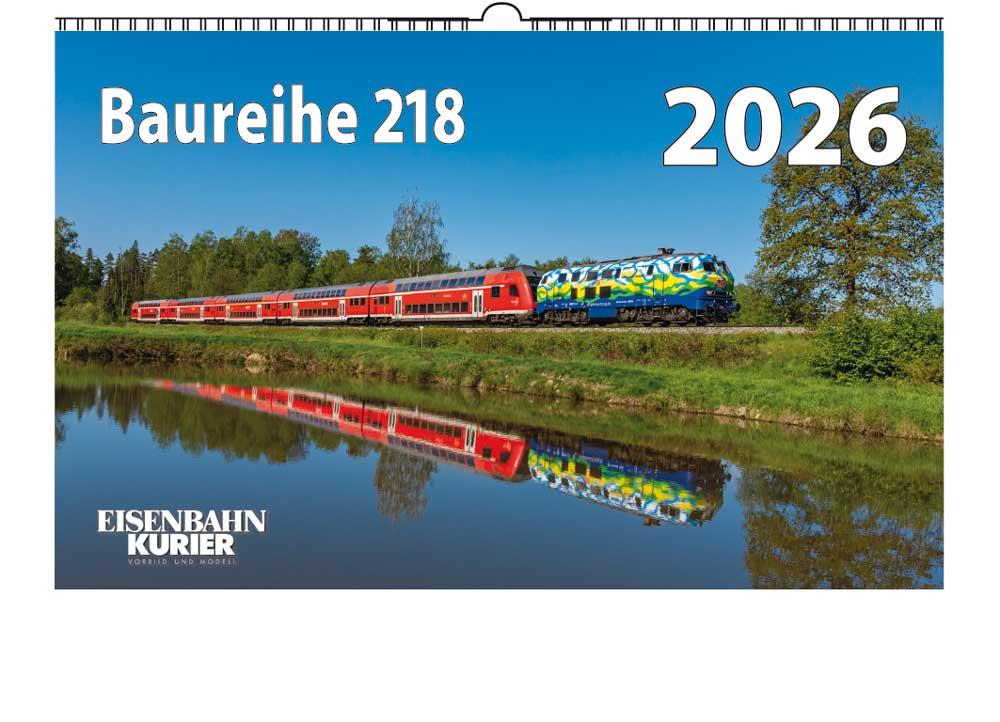 Vorderes Coverbild Baureihe 218 - 2026