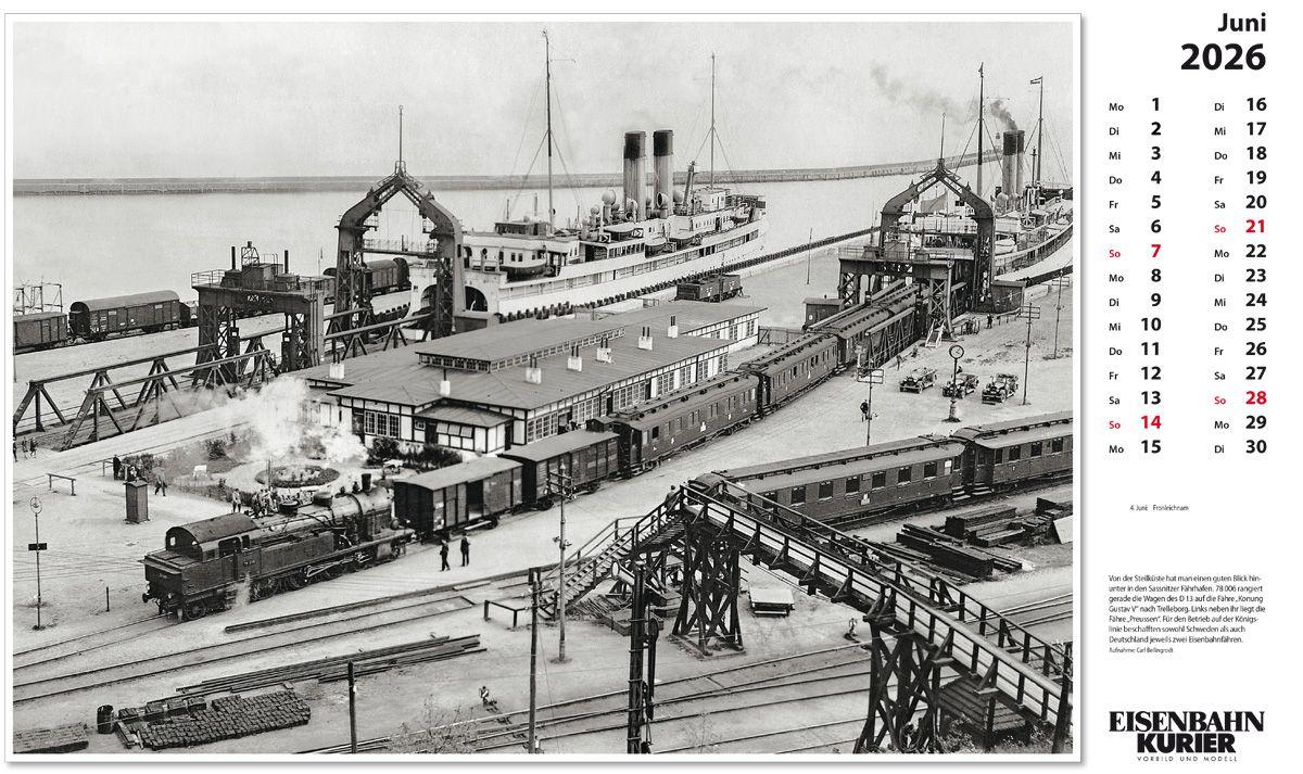 Beispielinhalt (Bild) Dampflokomotiven 2026