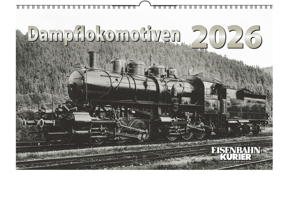 Vorderes Coverbild Dampflokomotiven 2026