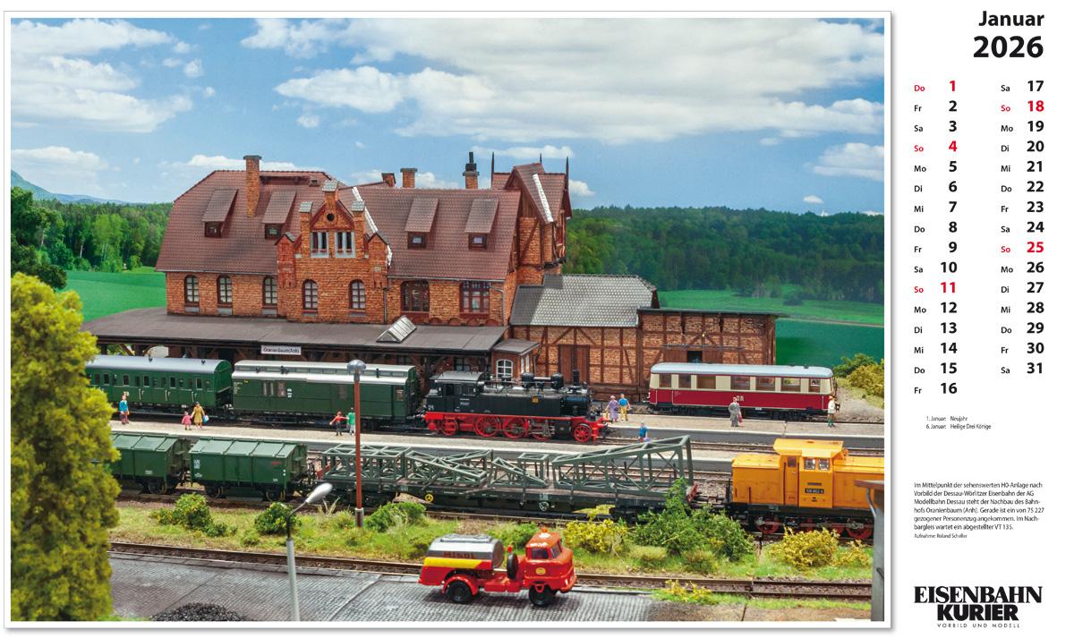 Beispielinhalt (Bild) Modellbahnen 2026