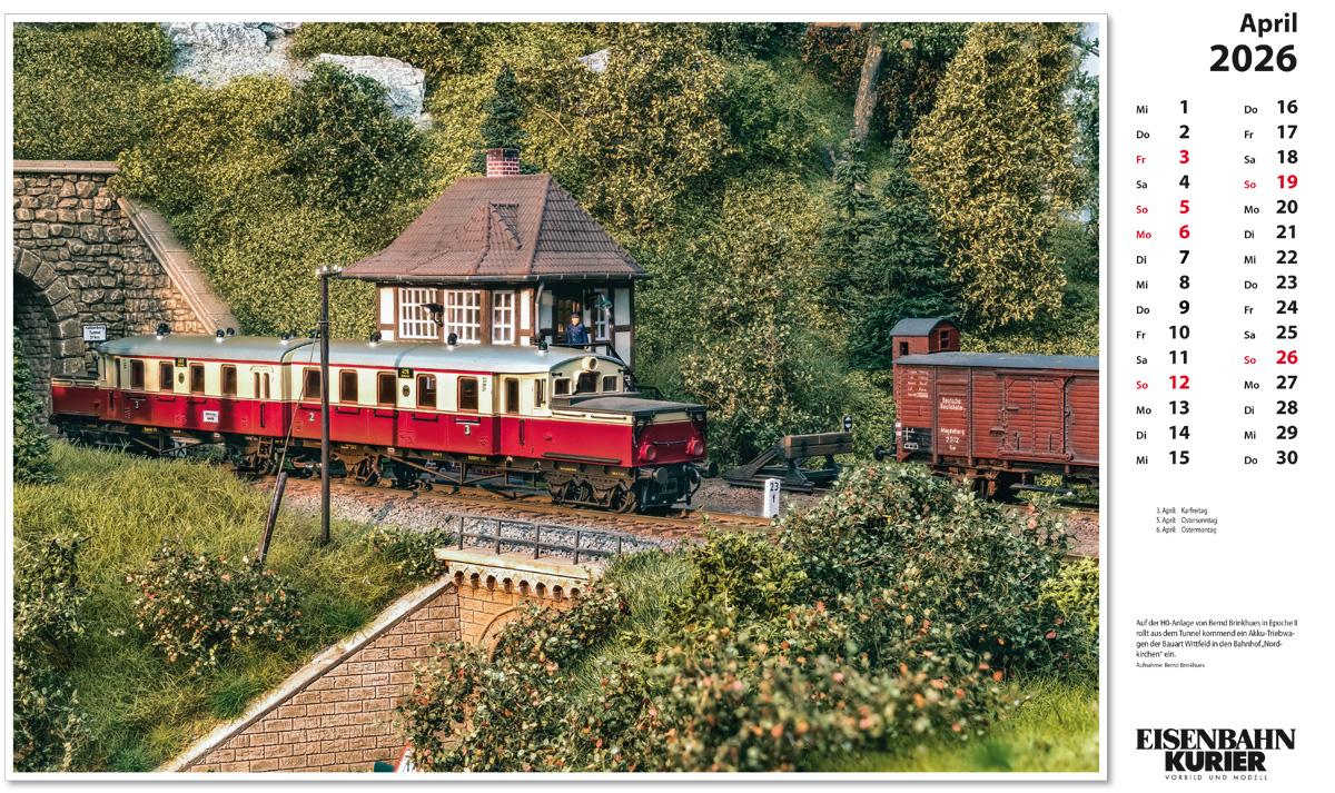 Beispielinhalt (Bild) Modellbahnen 2026