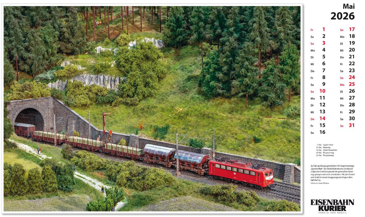 Beispielinhalt (Bild) Modellbahnen 2026