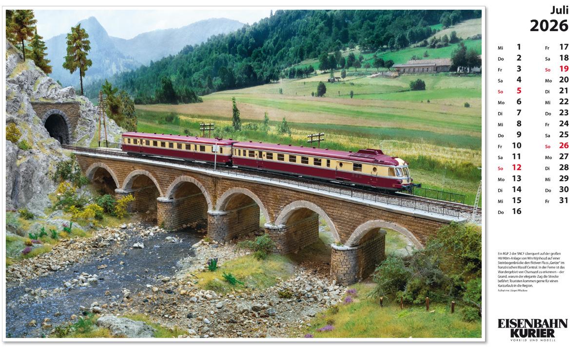 Beispielinhalt (Bild) Modellbahnen 2026