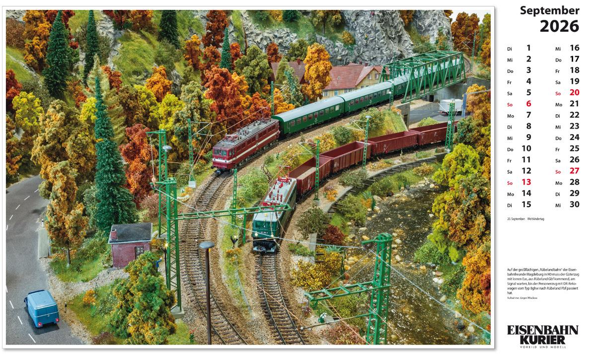 Beispielinhalt (Bild) Modellbahnen 2026