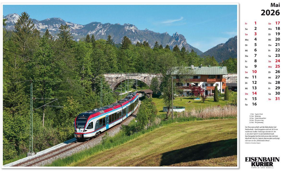 Beispielinhalt (Bild) Alpenbahnen 2026