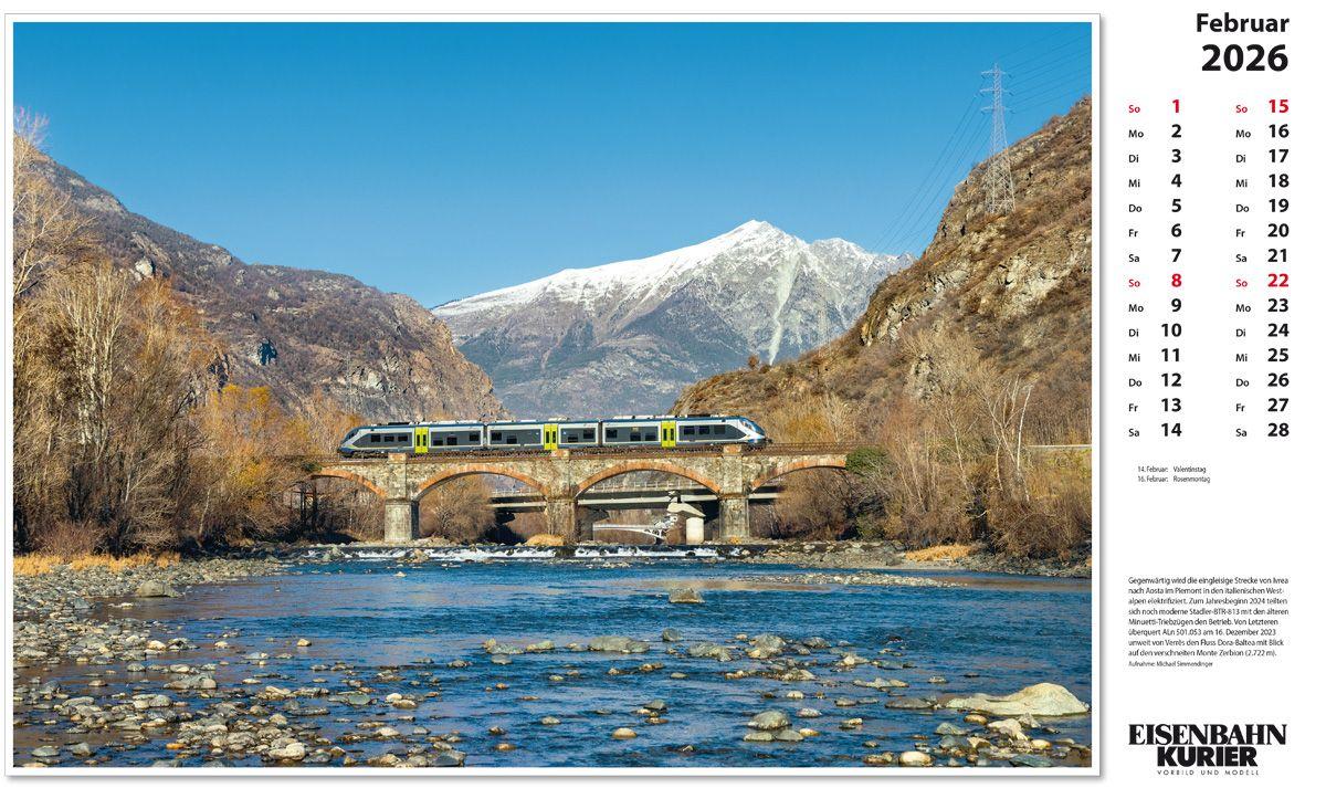 Beispielinhalt (Bild) Alpenbahnen 2026
