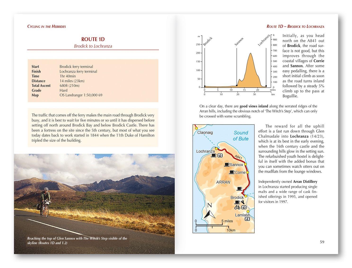 Beispielinhalt (Bild) Cycling in the Hebrides