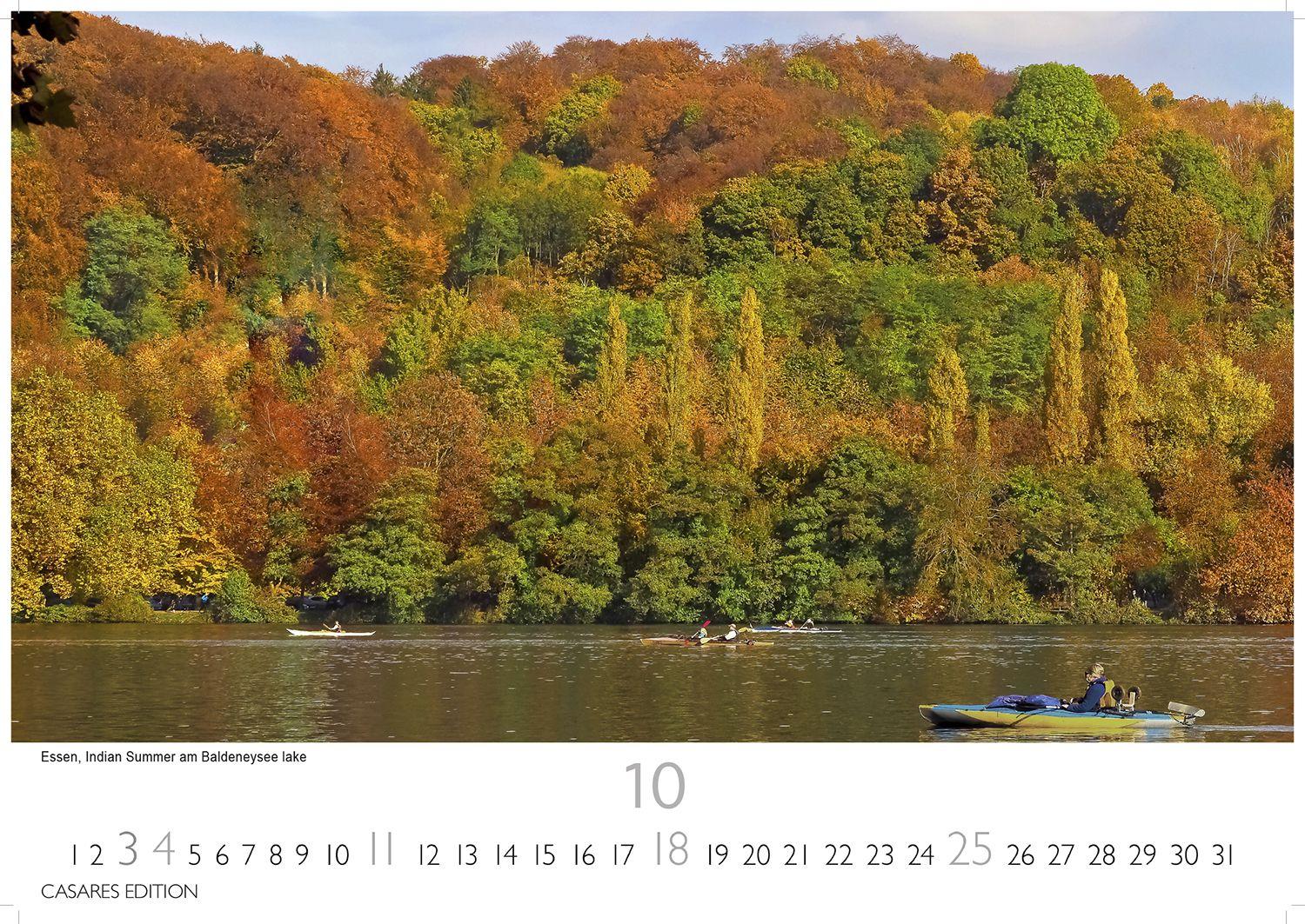 Beispielinhalt (Bild) Ruhrgebiet Kalender 2026 - Wandkalender | Fotokalender Deutschland 35x50cm | mit 12 starken Industrie- und Stadtmotiven