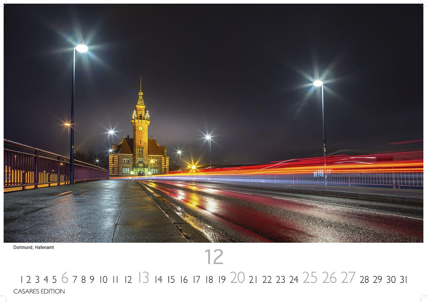 Beispielinhalt (Bild) Ruhrgebiet Kalender 2026 - Wandkalender | Fotokalender Deutschland 35x50cm | mit 12 starken Industrie- und Stadtmotiven