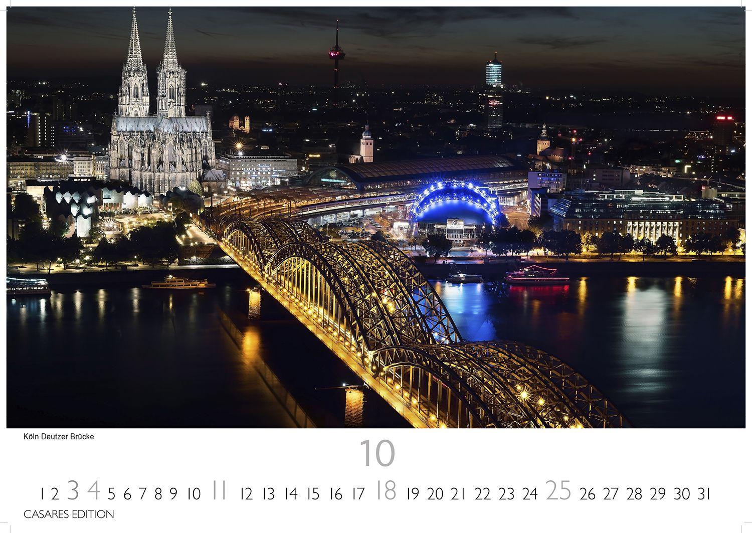 Beispielinhalt (Bild) Der Rhein Kalender 2026 - Wandkalender | Fotokalender Deutschland 50x35cm | mit 12 eindrucksvollen Aufnahmen von Flusslandschaften, Burgen und Weinregionen