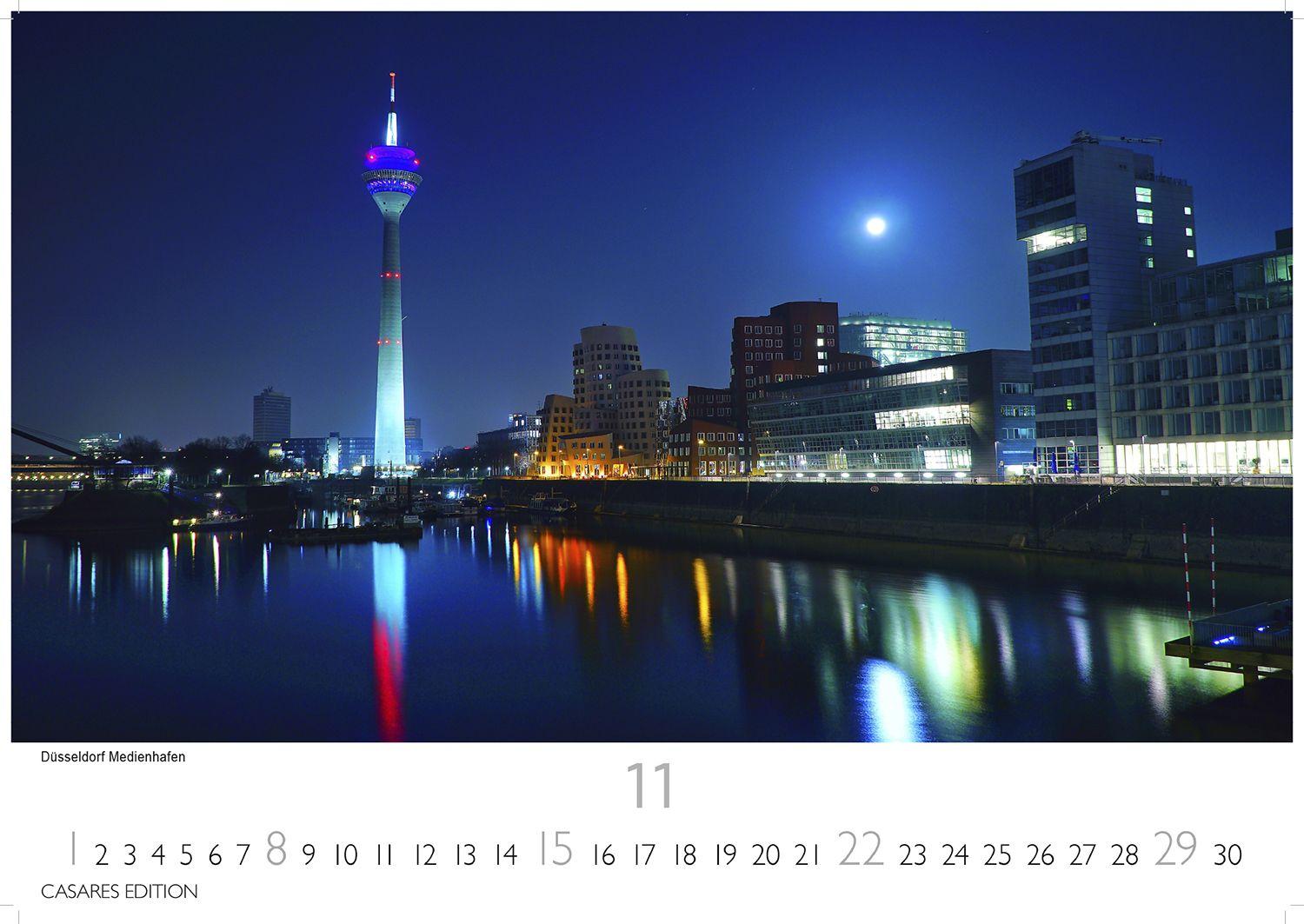 Beispielinhalt (Bild) Der Rhein Kalender 2026 - Wandkalender | Fotokalender Deutschland 50x35cm | mit 12 eindrucksvollen Aufnahmen von Flusslandschaften, Burgen und Weinregionen