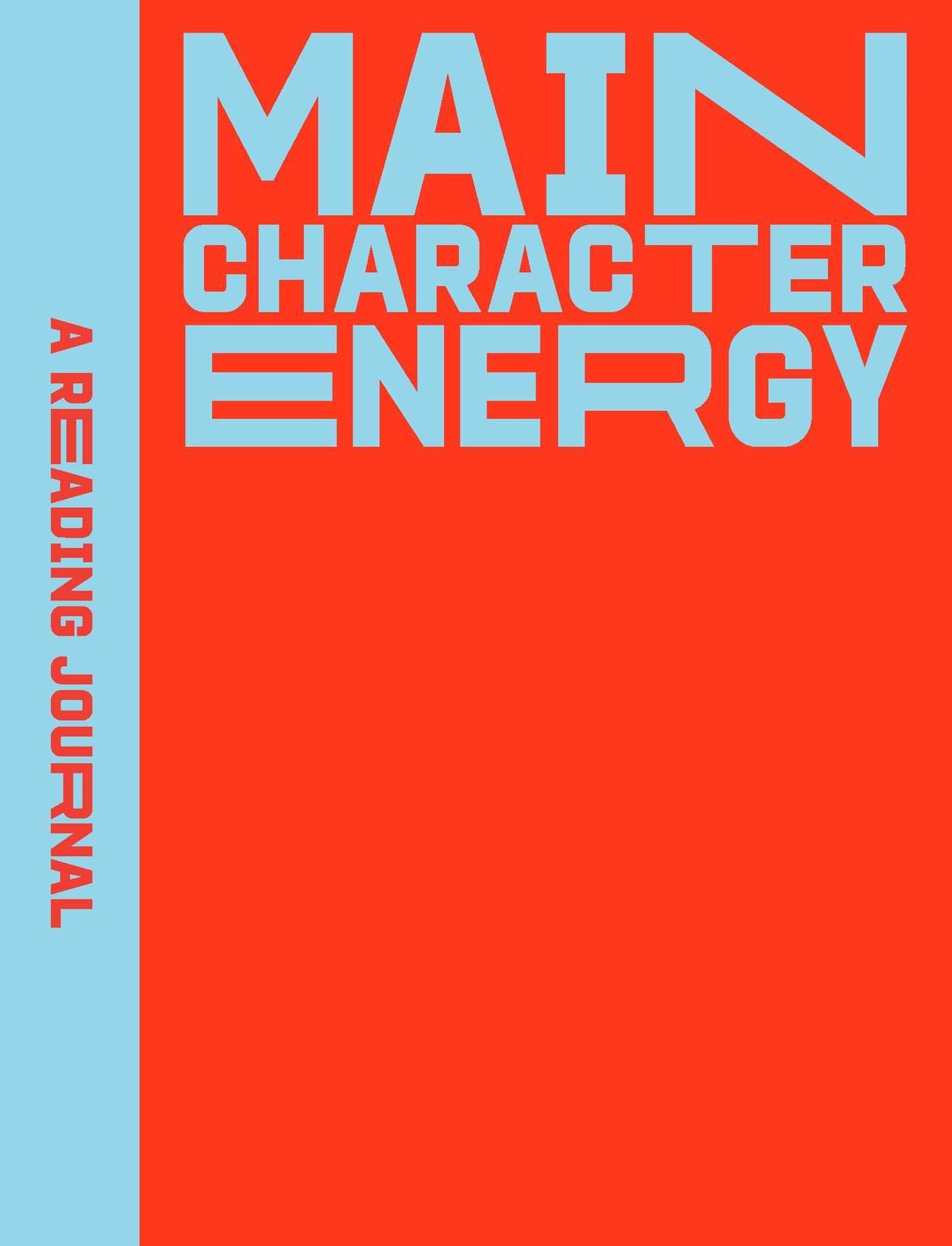 Vorderes Coverbild A Reading Journal: Main Character Energy