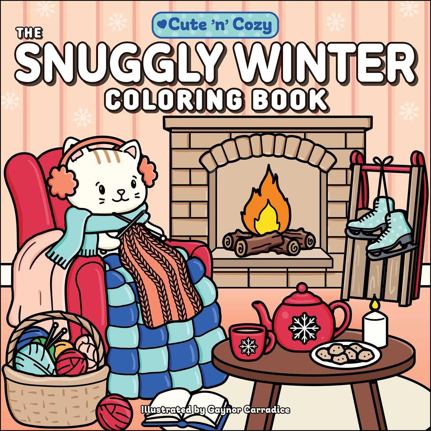 Vorderes Coverbild The Snuggly Winter Coloring Book