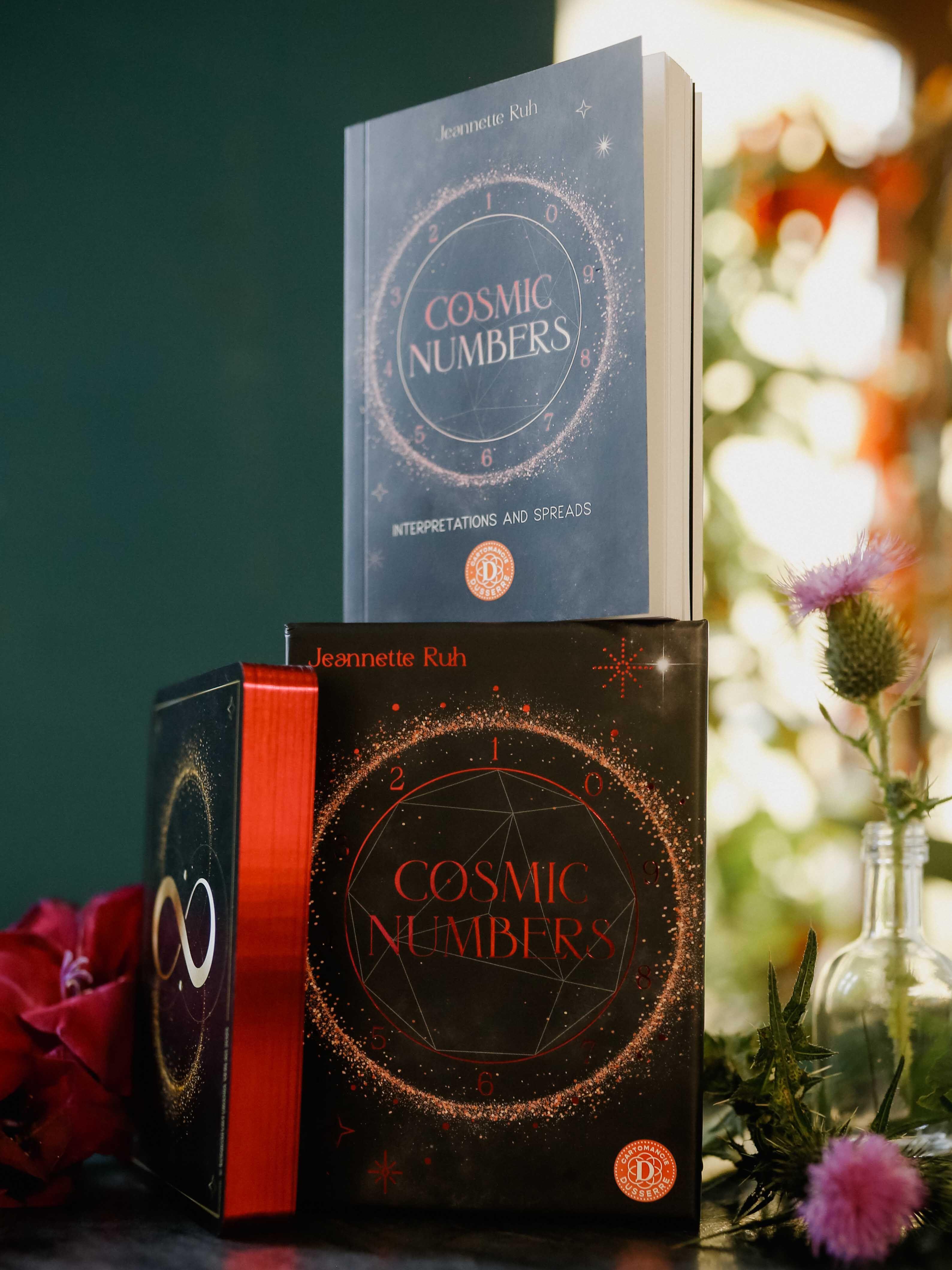 Beispielinhalt (Bild) Cosmic Numbers - 42 numerolgy cards with booklet GB (English Version))