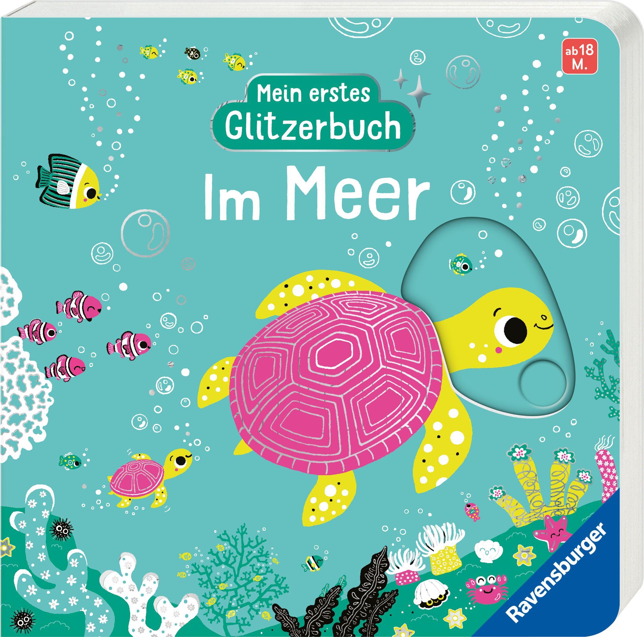 Beispielinhalt (Bild) Mein erstes Glitzerbuch - Im Meer