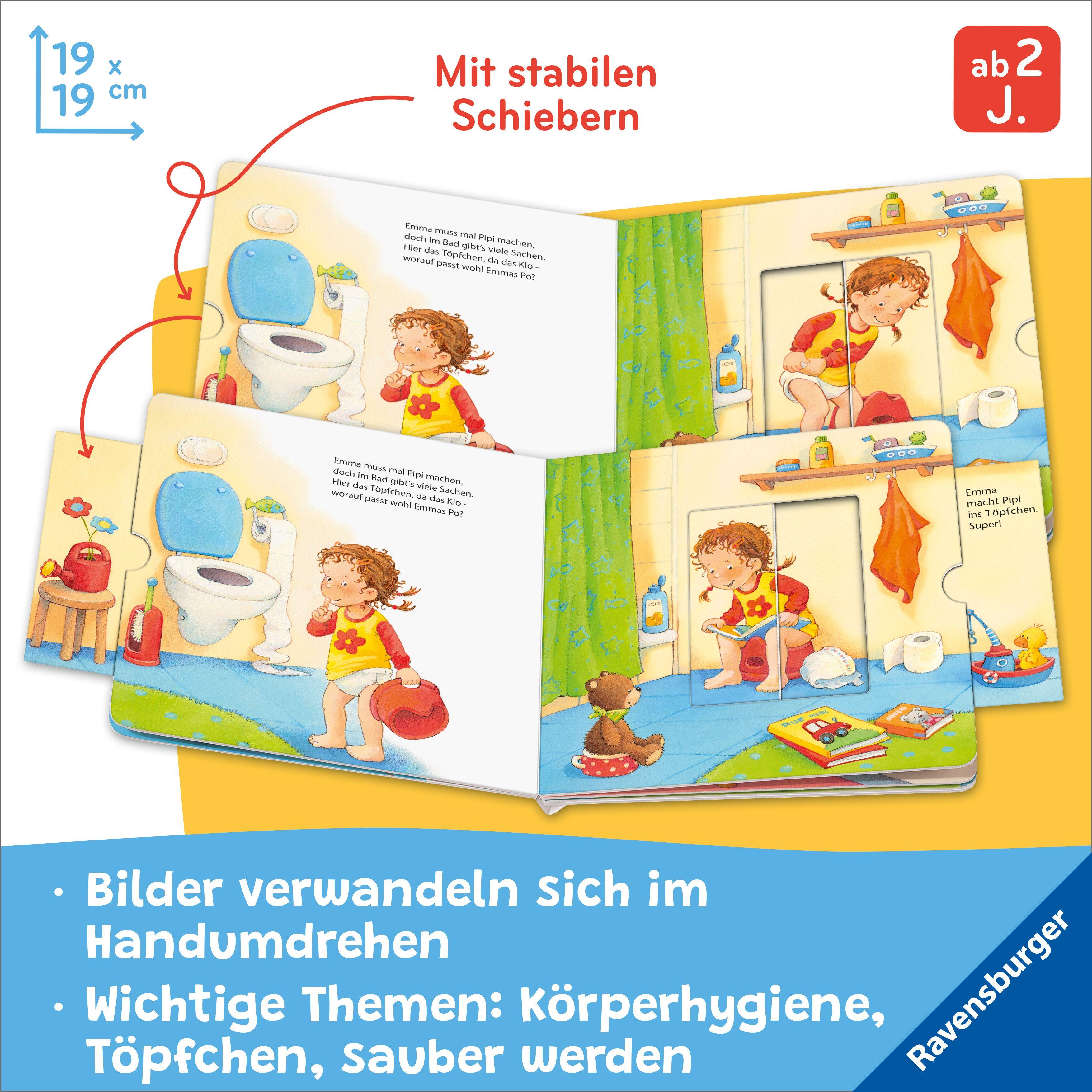 Beispielinhalt (Bild) Haare waschen, Zähne putzen