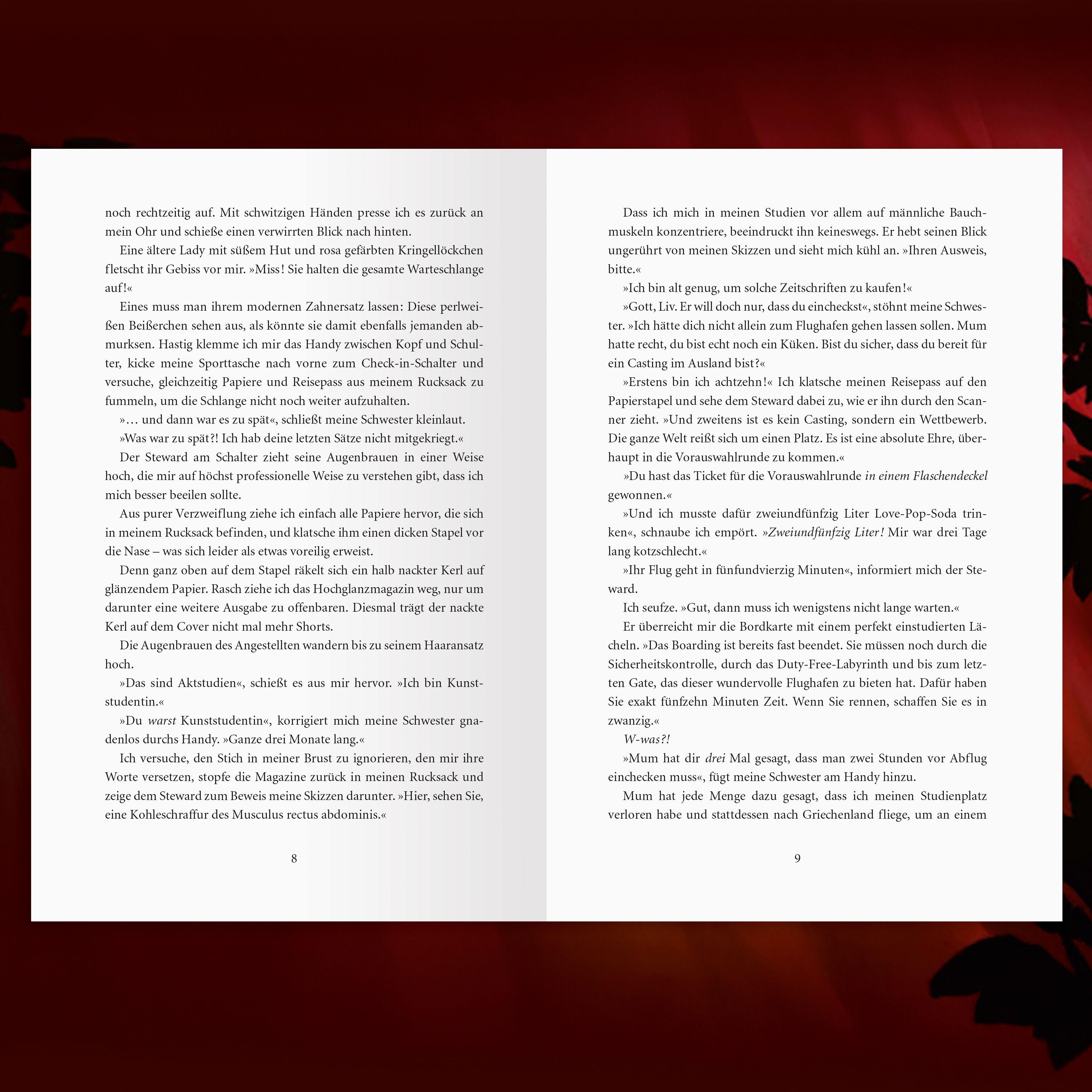 Beispielinhalt (Bild) Palace of Ink & Illusions, Band 1 - Der Kuss der Muse