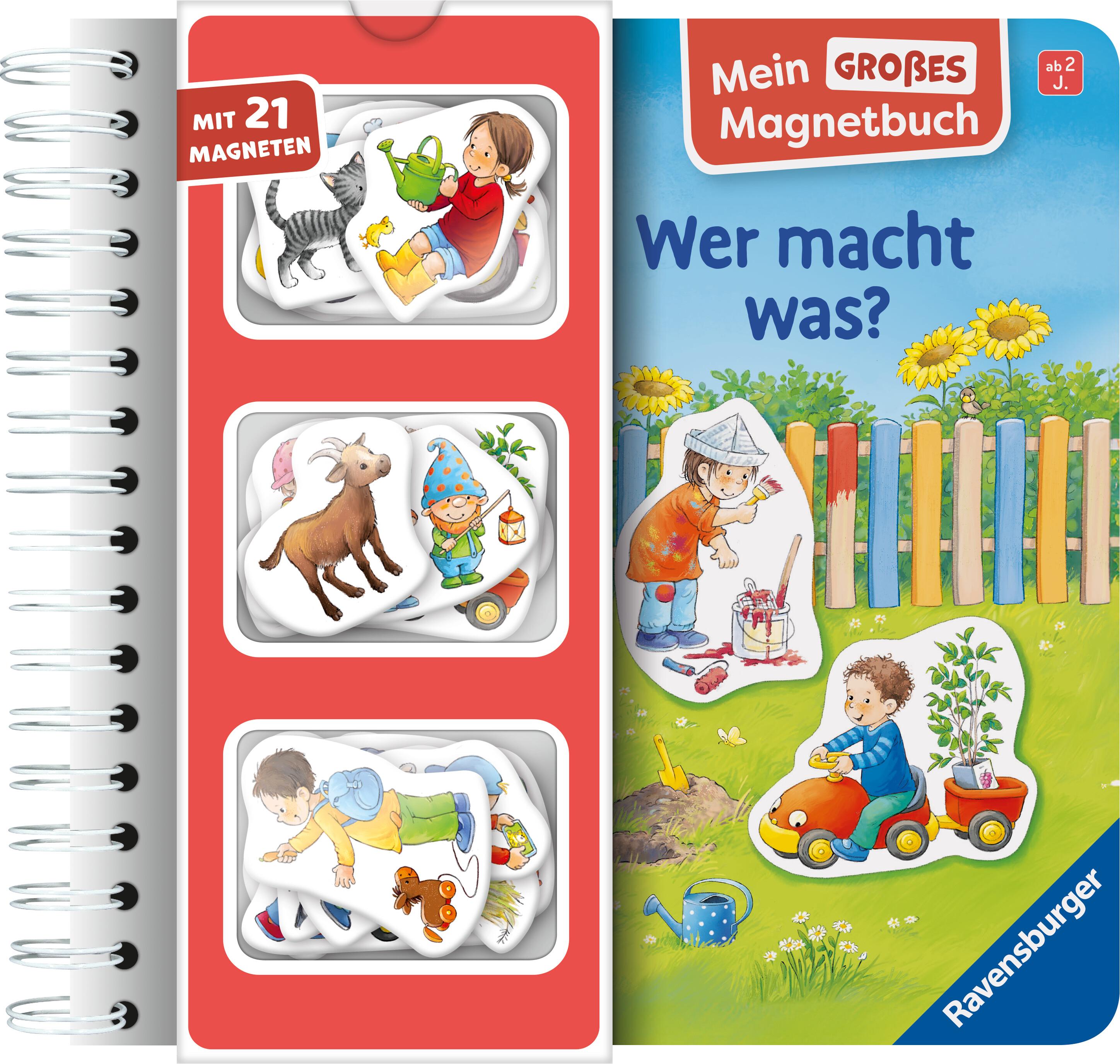 Vorderes Coverbild Mein großes Magnetbuch - Wer macht was?