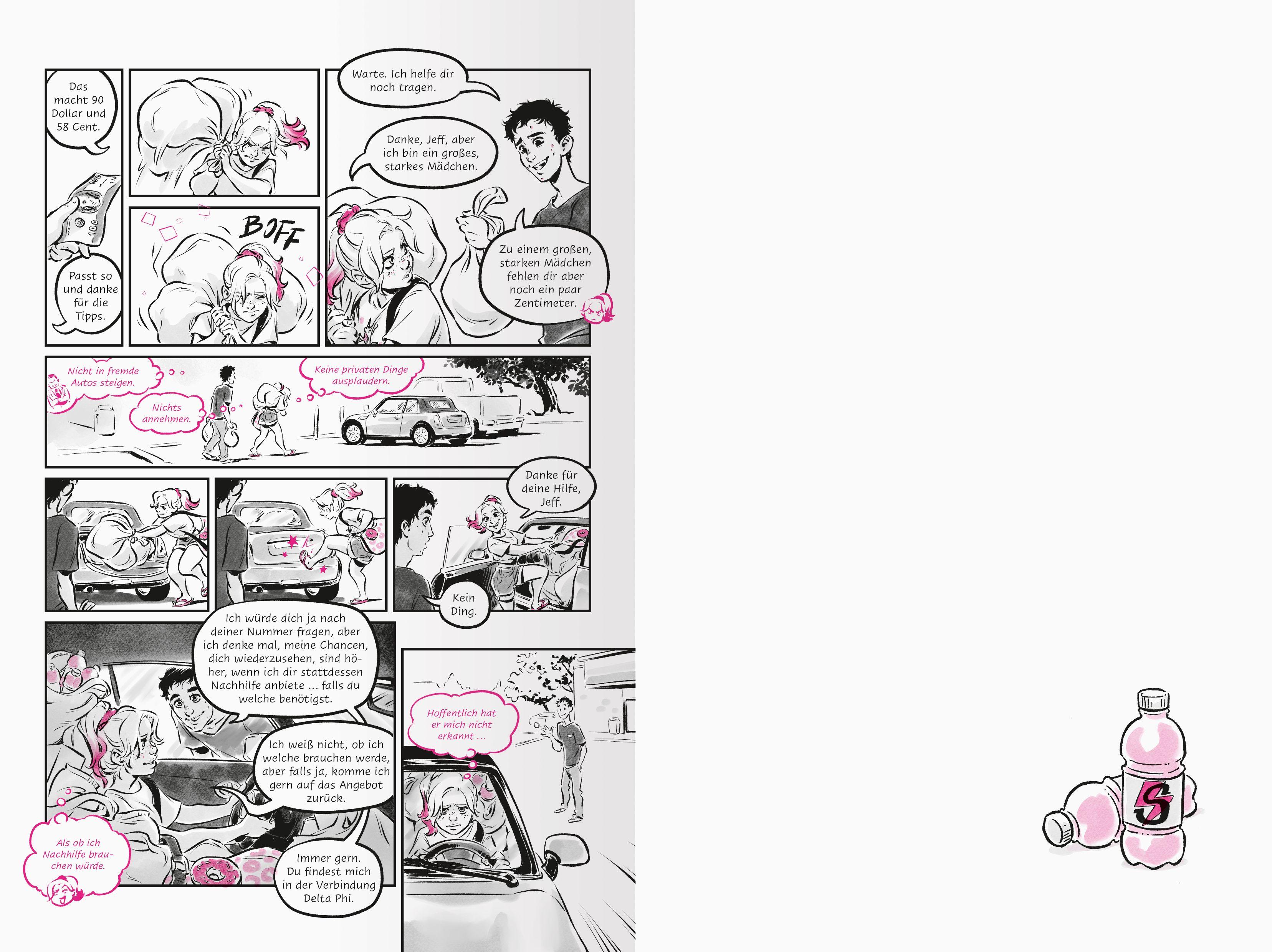 Beispielinhalt (Bild) Kiss Me Once: Die Graphic Novel (Kiss the Bodygard, 1)