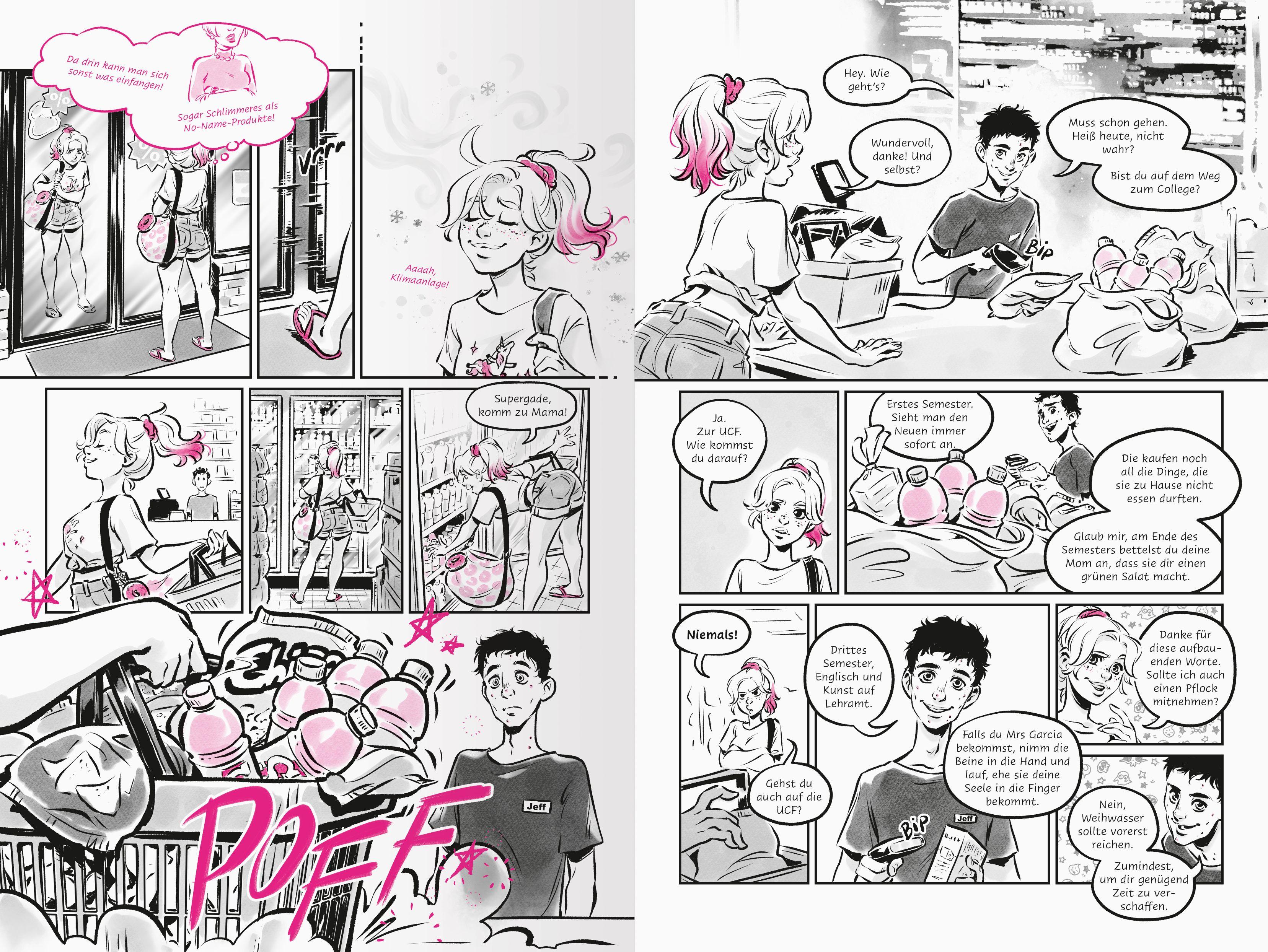 Beispielinhalt (Bild) Kiss Me Once: Die Graphic Novel (Kiss the Bodygard, 1)