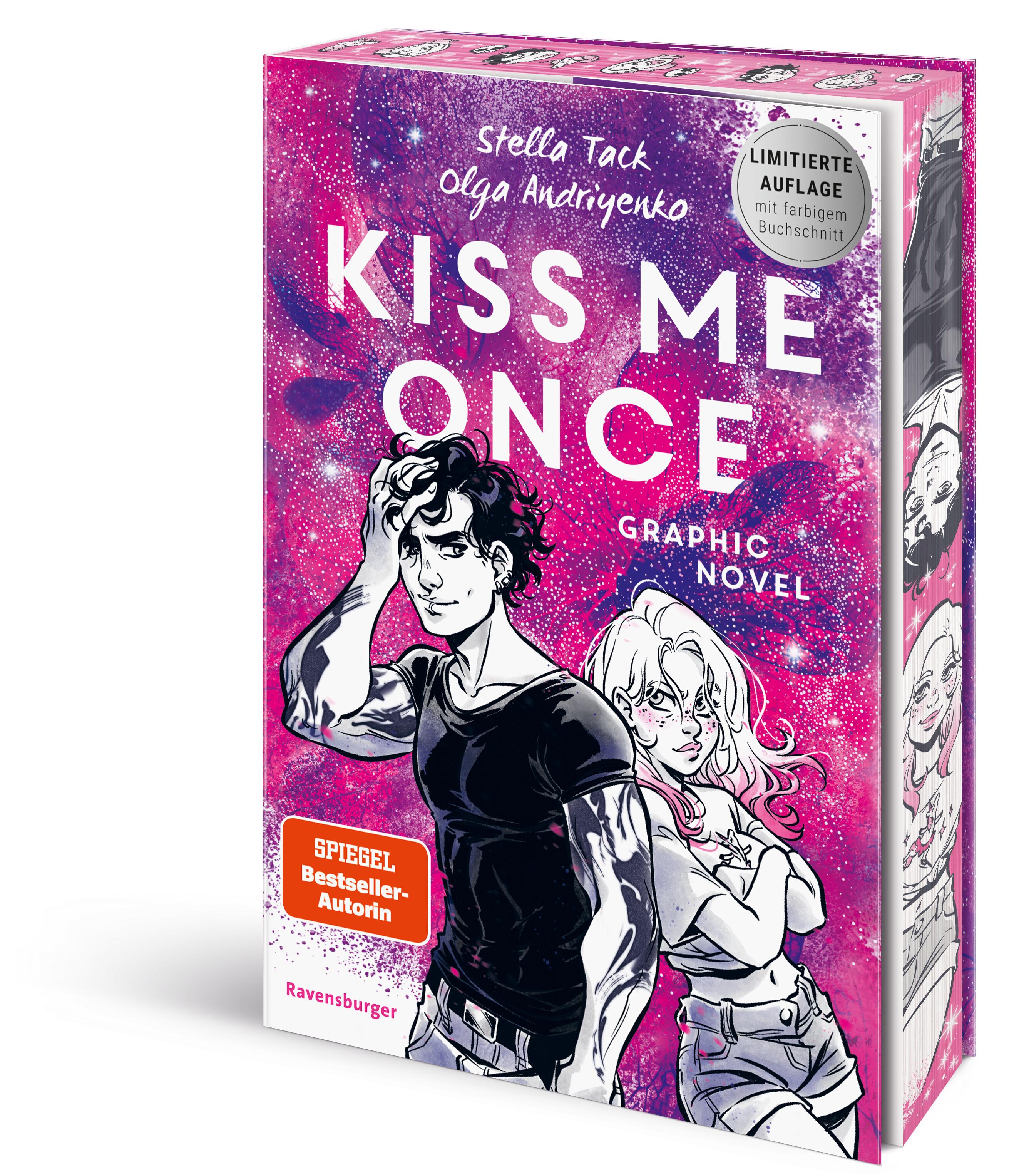 Vorderes Coverbild Kiss Me Once: Die Graphic Novel (Kiss the Bodygard, 1)