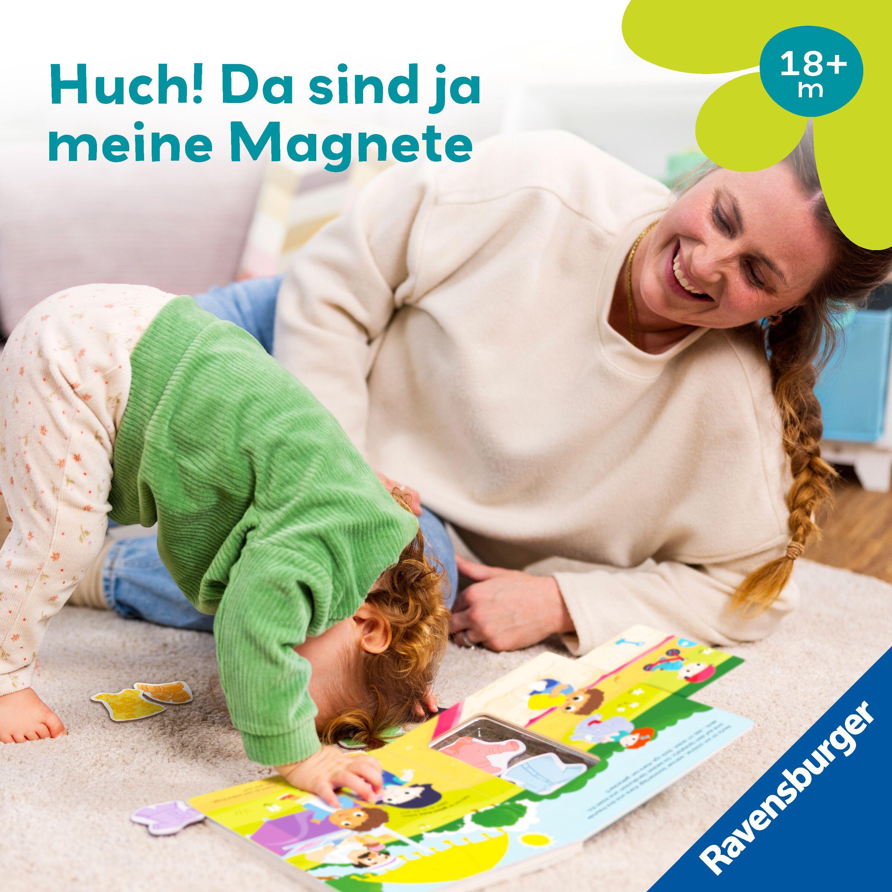 Beispielinhalt (Bild) Play+ Mein Spiel mit-Magnetbuch Komm, wir lernen die Farben - ab 18 Monate