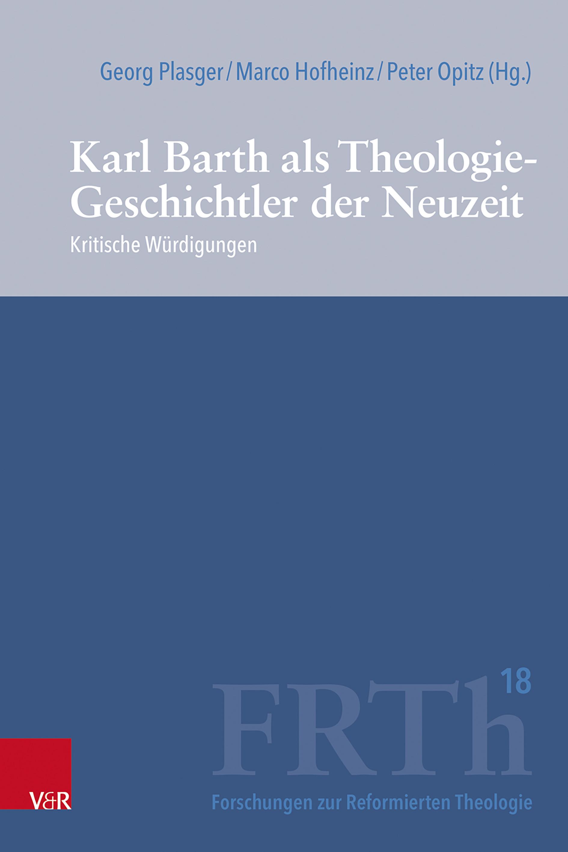 Vorderes Coverbild Karl Barth als Theologie-Geschichtler der Neuzeit