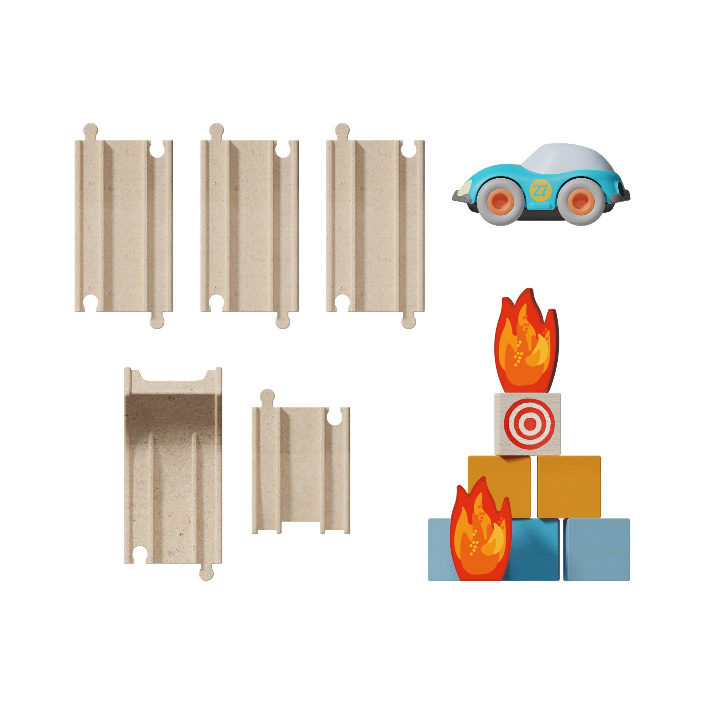 Beispielinhalt (Bild) HABA Cars Action-Sprungschanze