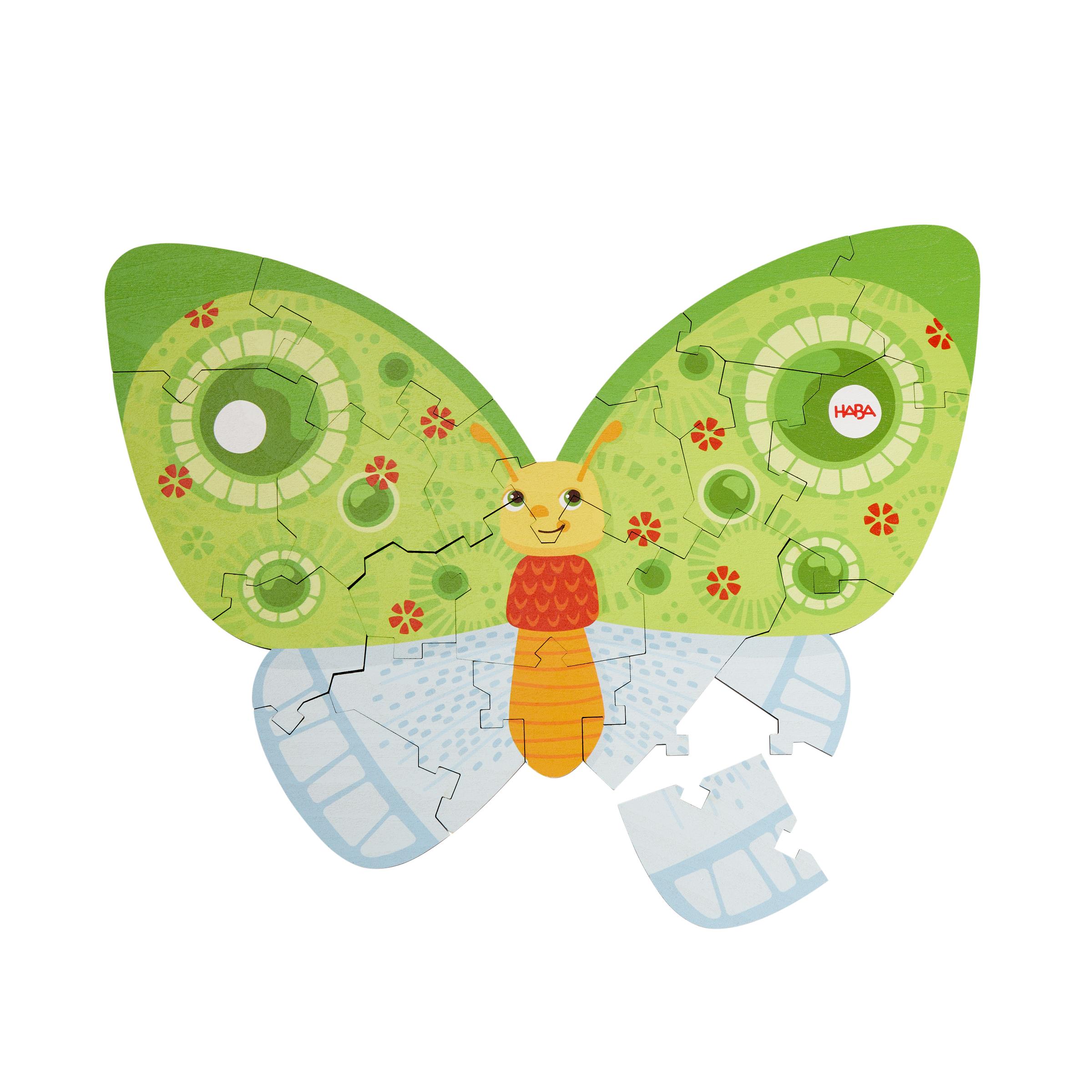 Beispielinhalt (Bild) Puzzle 2in1 Schmetterling